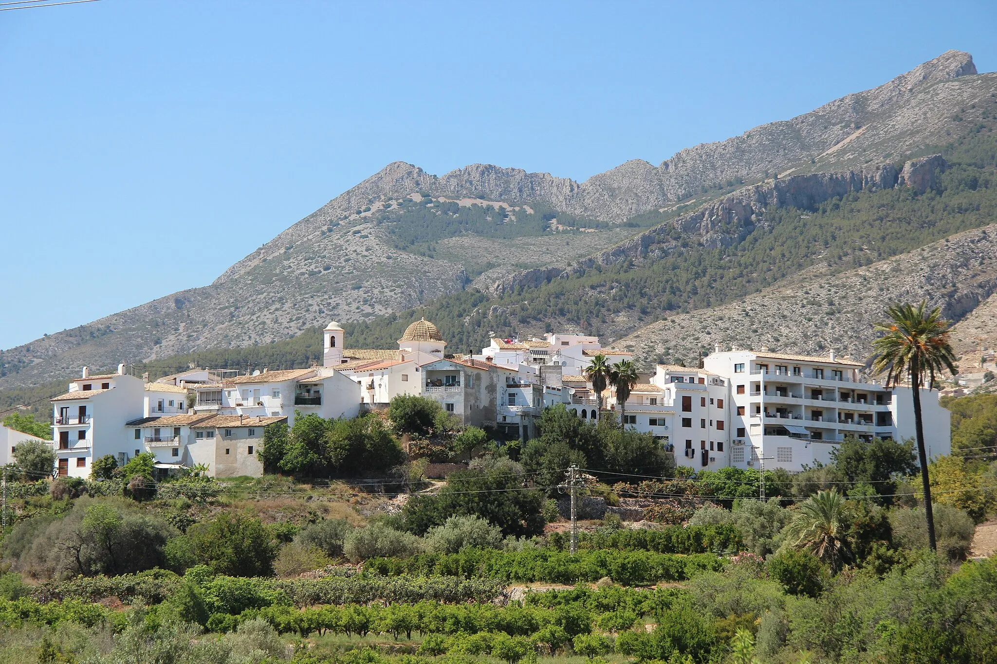 Photo showing: Altea la Vella, een dorpje dat deel uitmaakt van de gemeente Altea, Alicante.