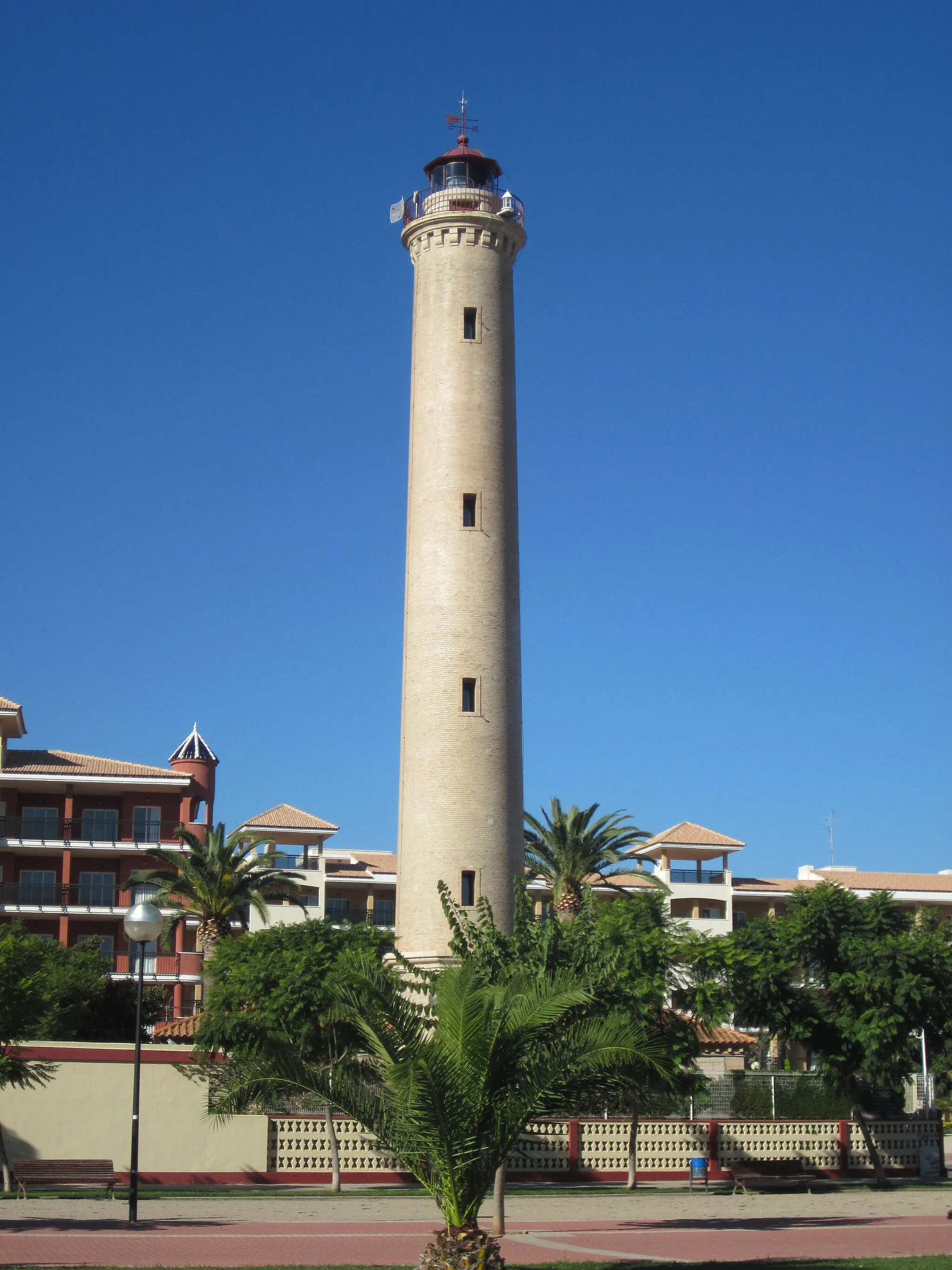 Photo showing: Canet Lighthouse. Canet de Berenguer, Valencia, Spain.