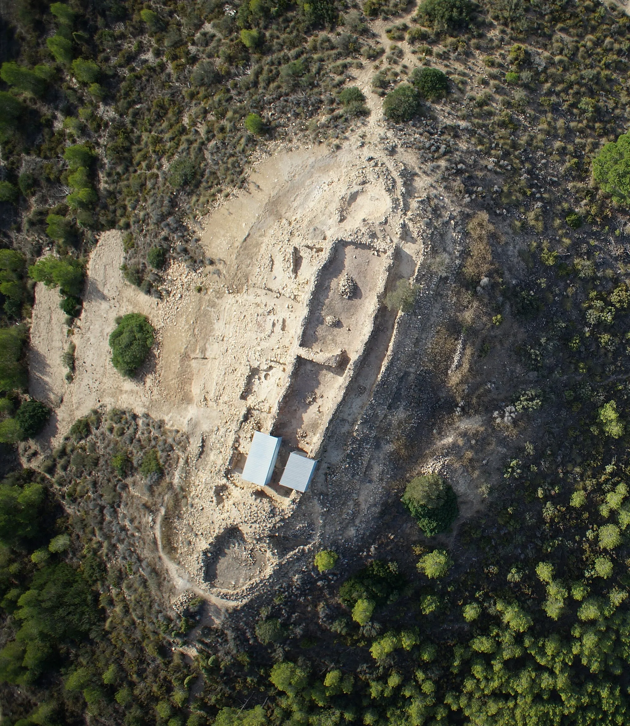 Photo showing: Ortofoto realizada con dron del yacimiento de la Lloma de Betxí