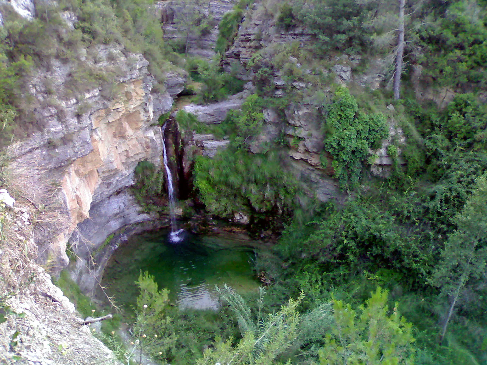 Photo showing: Vista del salto de la novia desde la nueva terraza/mirador
Valencia España