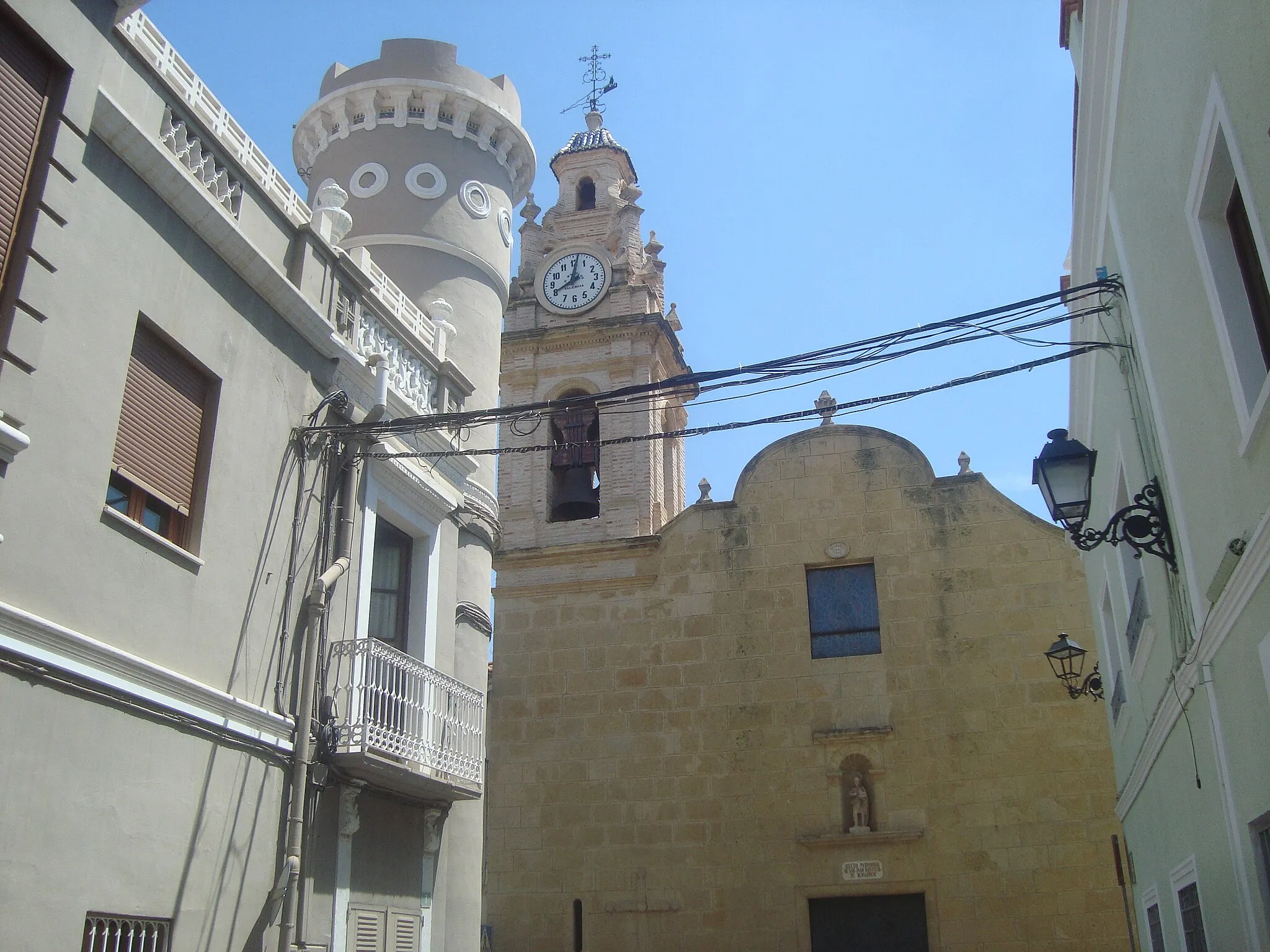 Photo showing: Iglesia parroquial de Beniarbeig.