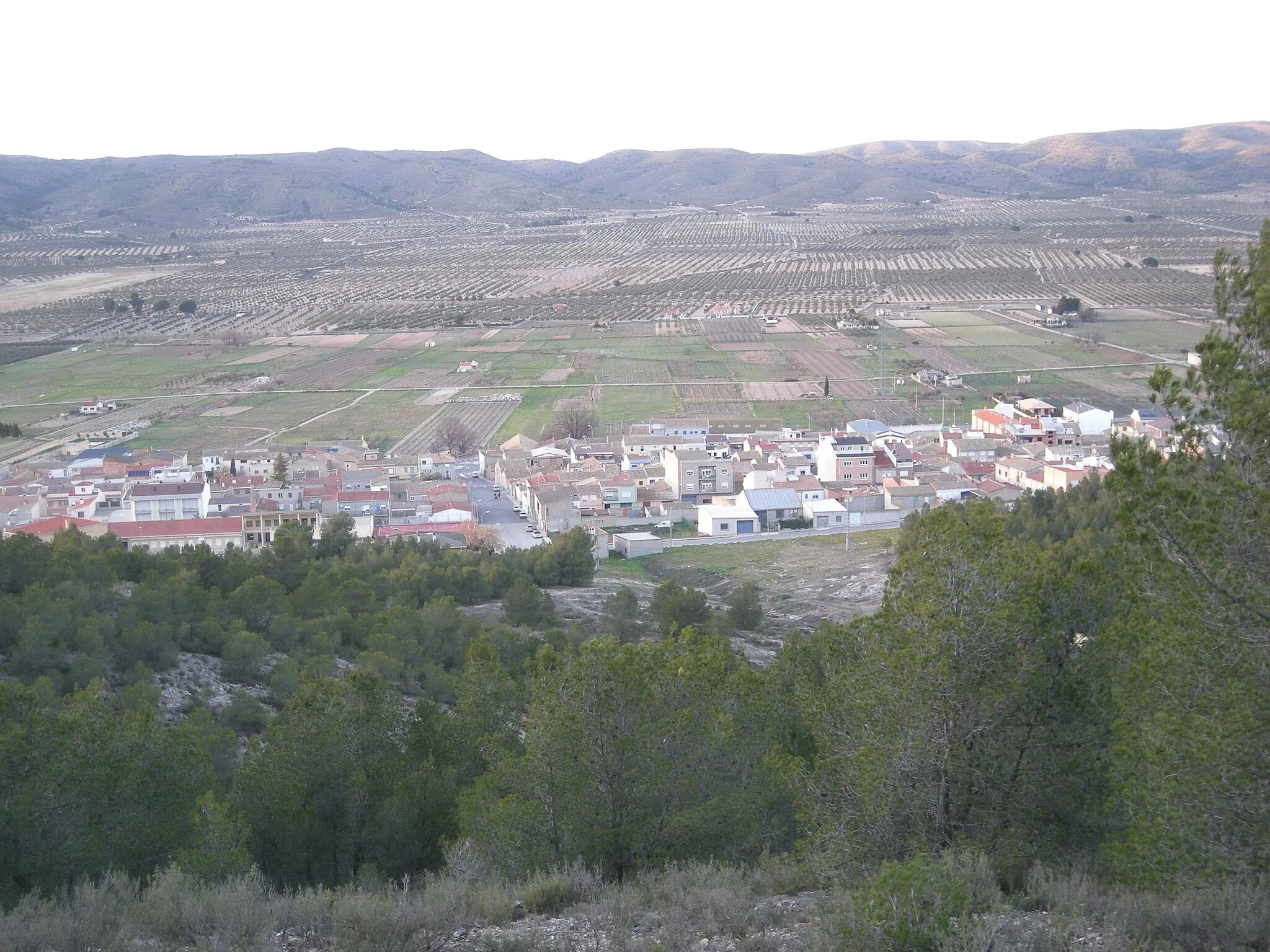 Photo showing: Vista de la Cañada desde la Sierra de la Villa (sendero SL-CV 76).