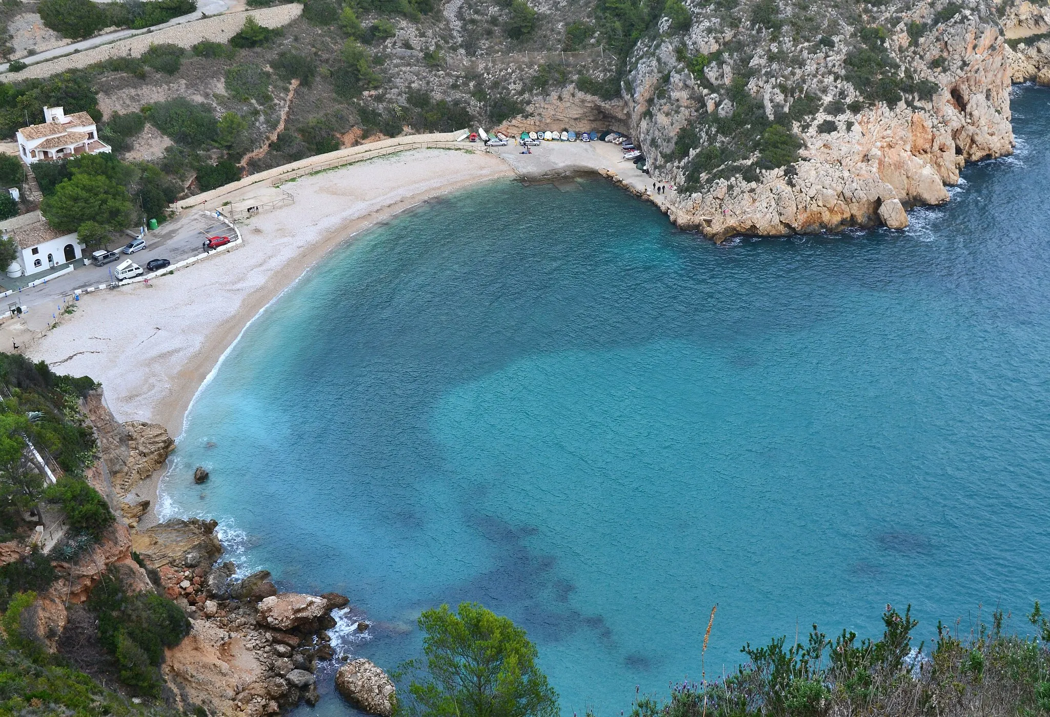 Photo showing: Cala de la Granadella de Xàbia, País Valencià.