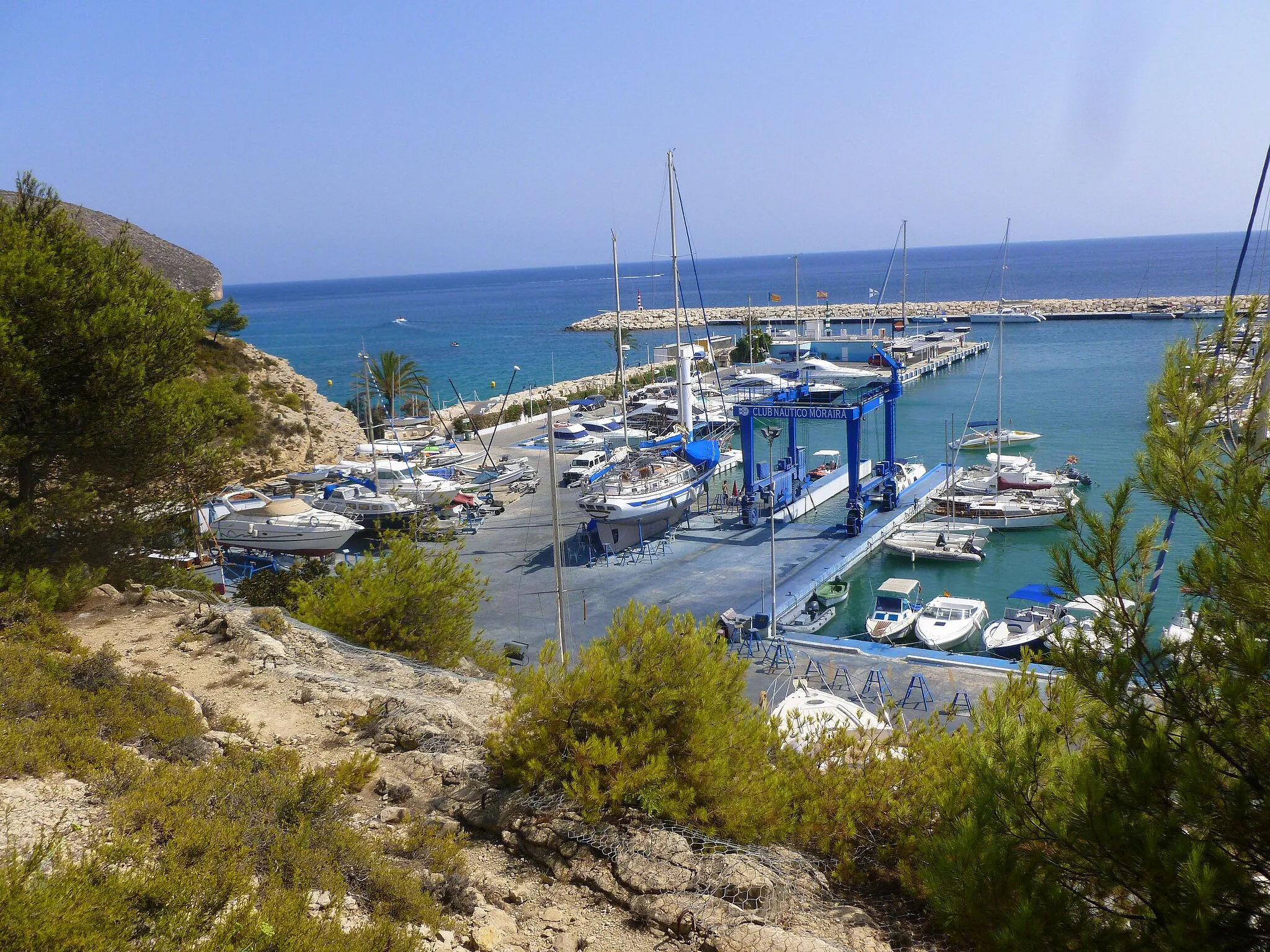 Photo showing: Moraira Harbour