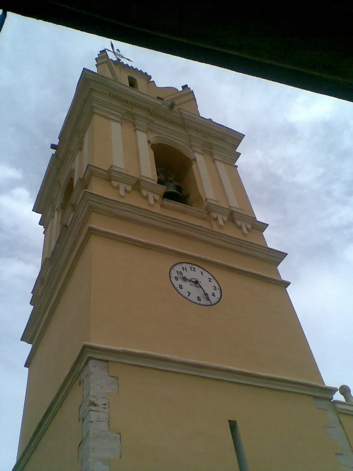 Photo showing: Campanar de l'església Sant Jaume Apòstol d'Alfarb