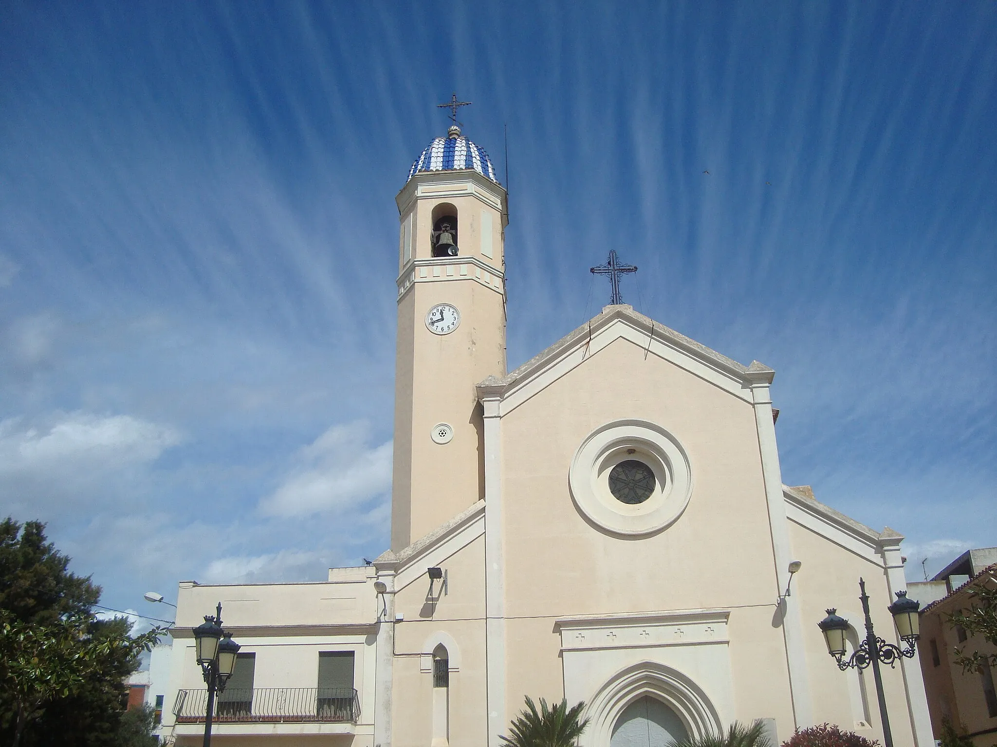 Photo showing: Església parroquial de Sant Joan Baptista (la Vall d'Alba)