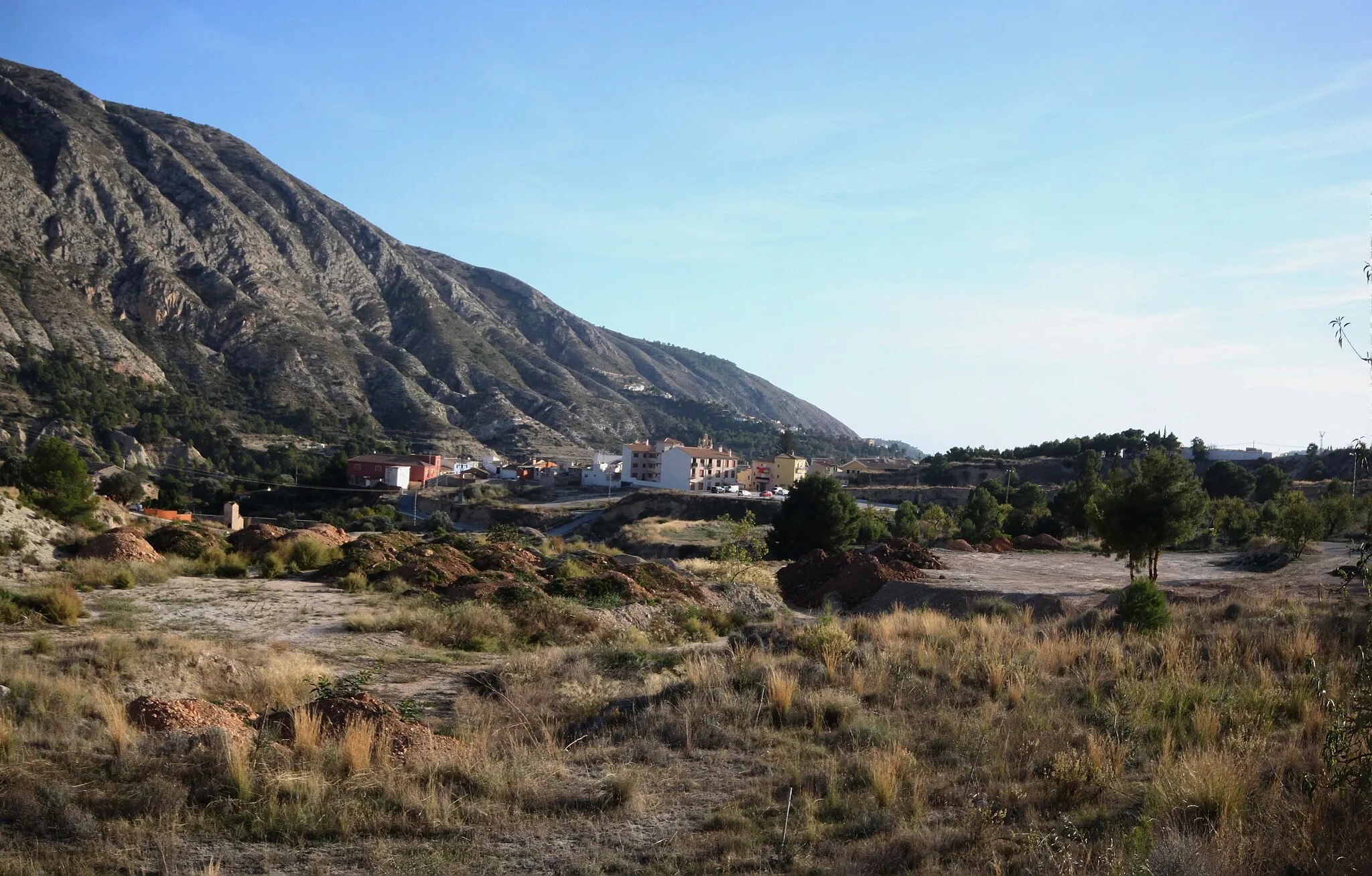 Photo showing: Orcheta/Orxeta - Acceso y vista general