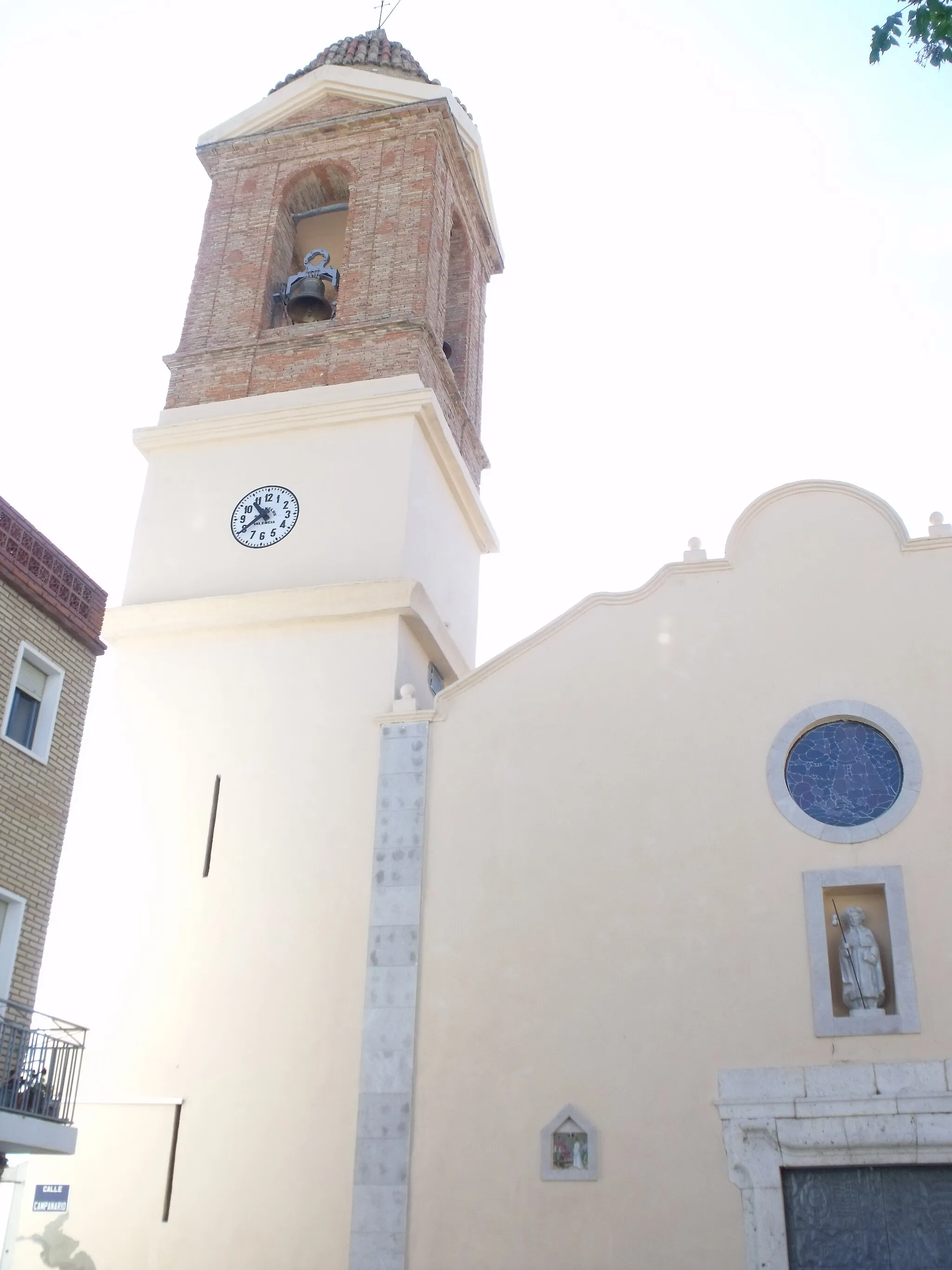 Photo showing: Façana Església Parroquial de Sant Jaume Apòstol