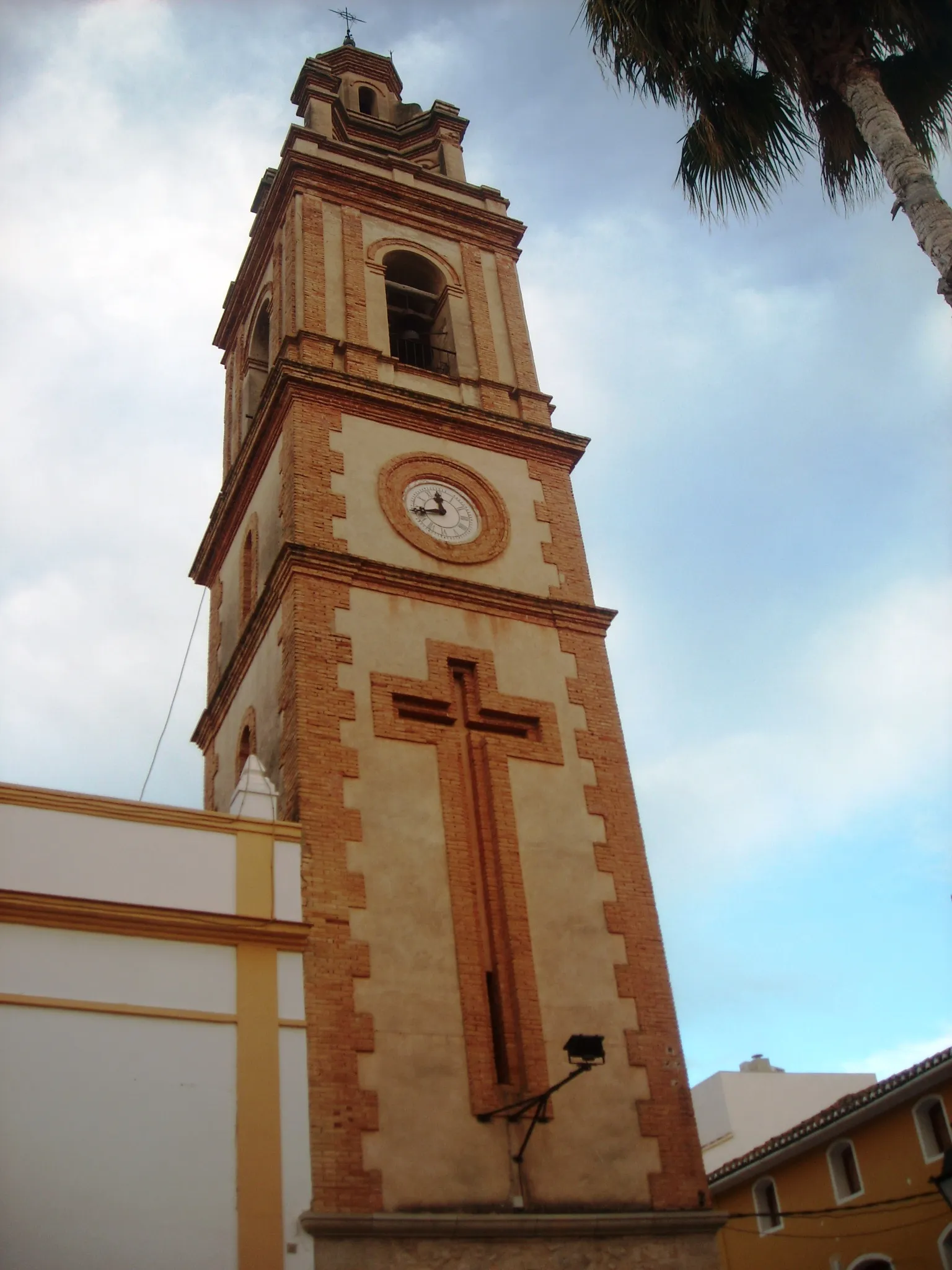 Photo showing: Xeraco Church's Bell tower. Safor. Valencian Country.