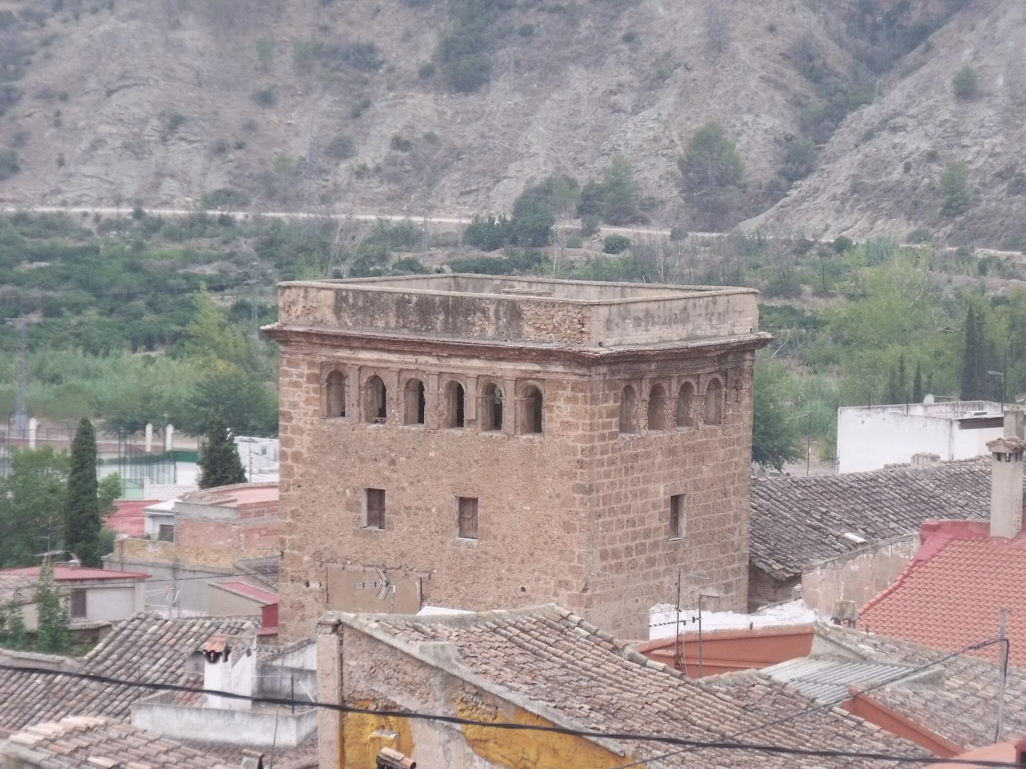 Photo showing: Palacio de los Señores de Gestalgar. Torre de planta rectangular.