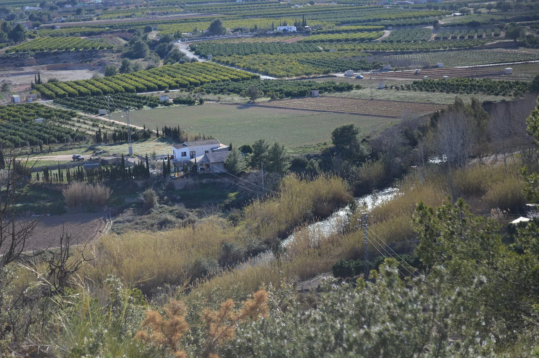 Photo showing: Se trata de una toma del paisaje de pedralba desde la zona de la ermita del pueblo.