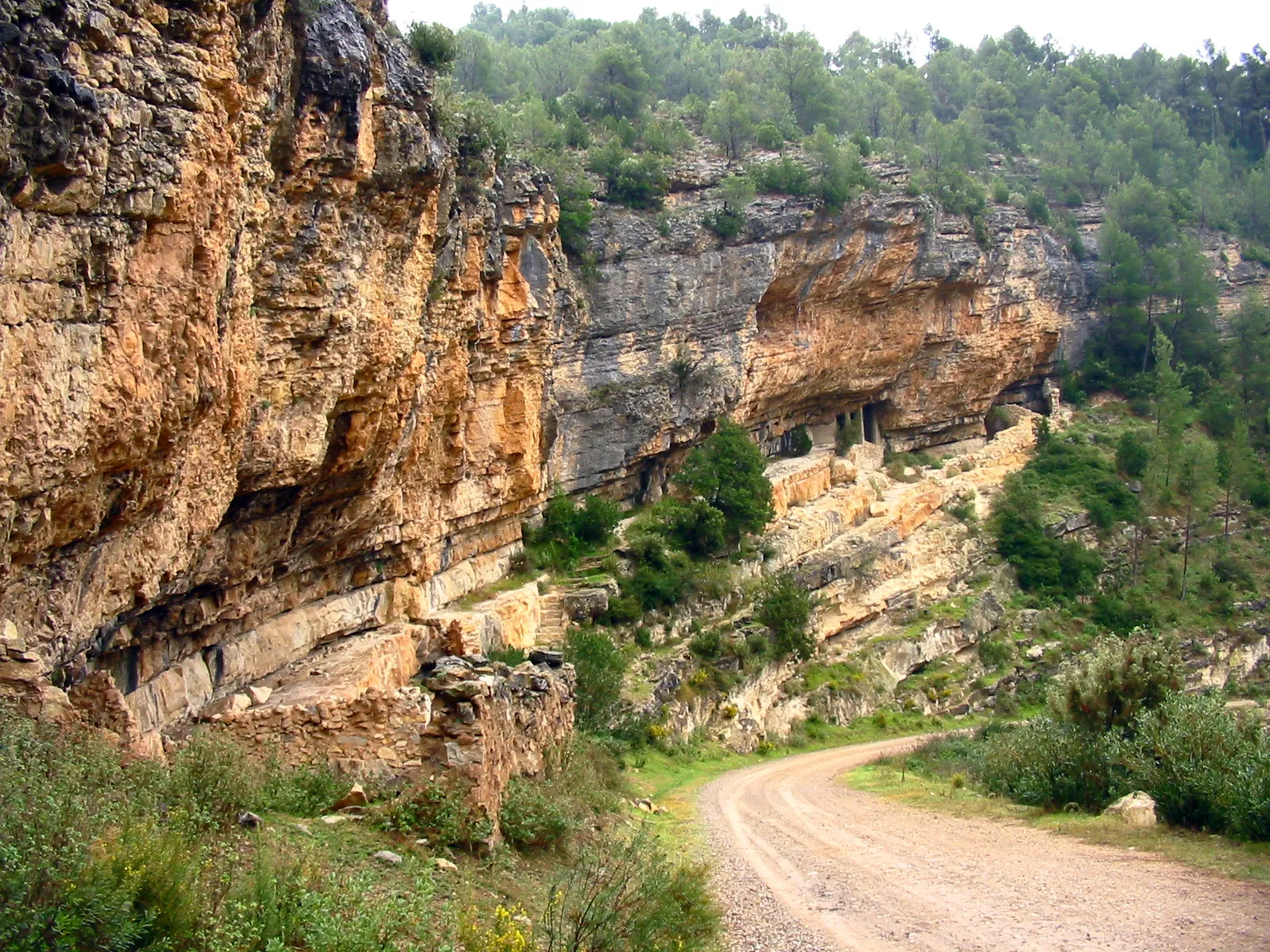 Photo showing: Pinturas rupestres, camino de Arquela, Tuéjar (Valencia, España)