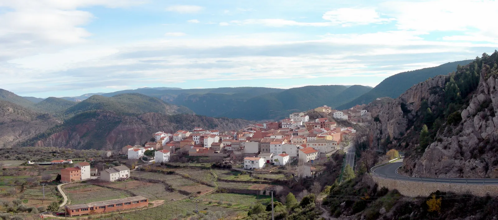 Photo showing: Santa Cruz de Moya, Cuenca, España. Vista panorámica.