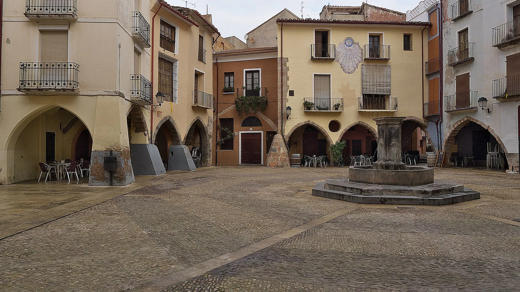 Photo showing: La plaza del mercado de Onda en el siglo XV