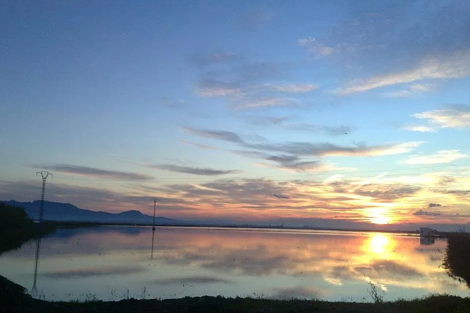 Photo showing: Atardeceres típicos visibles desde "El mirador del Fabat"