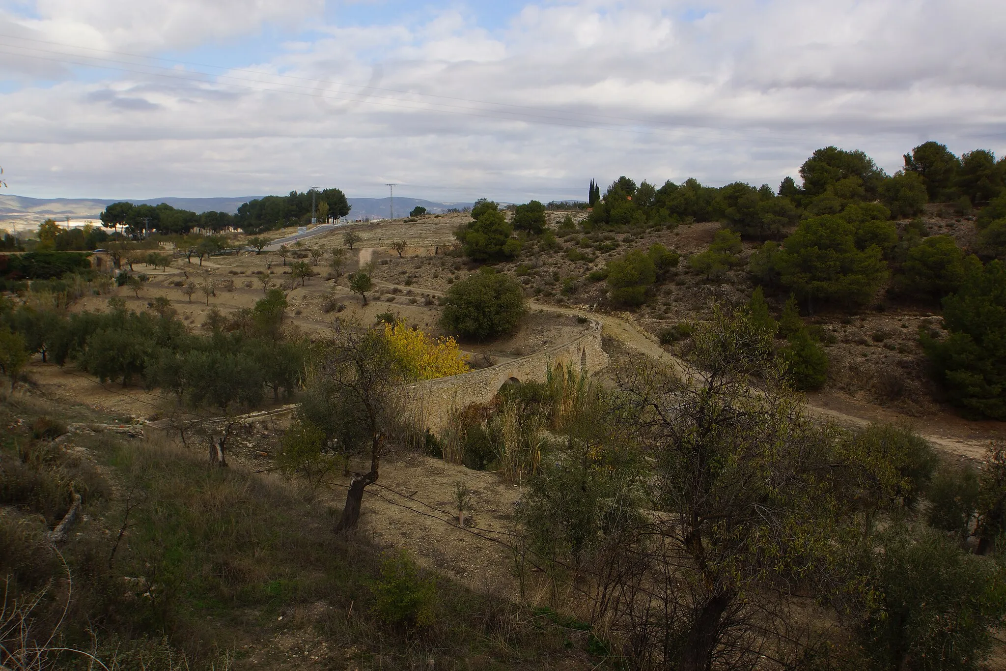 Photo showing: Biar, Valencian Country: Aqueduct