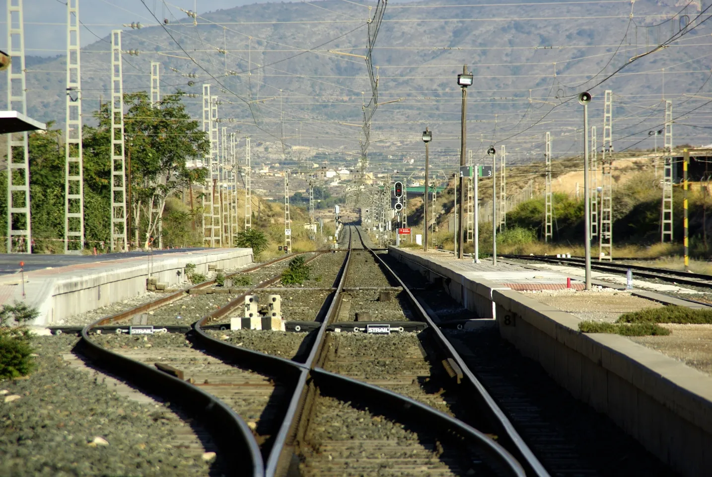 Photo showing: Estación Novelda-Aspe a raz de vías