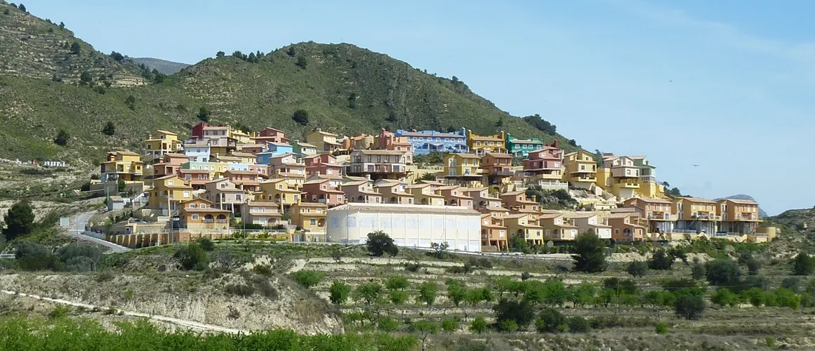 Photo showing: Photo of the Muscaret urbanisation in Relleu Spain