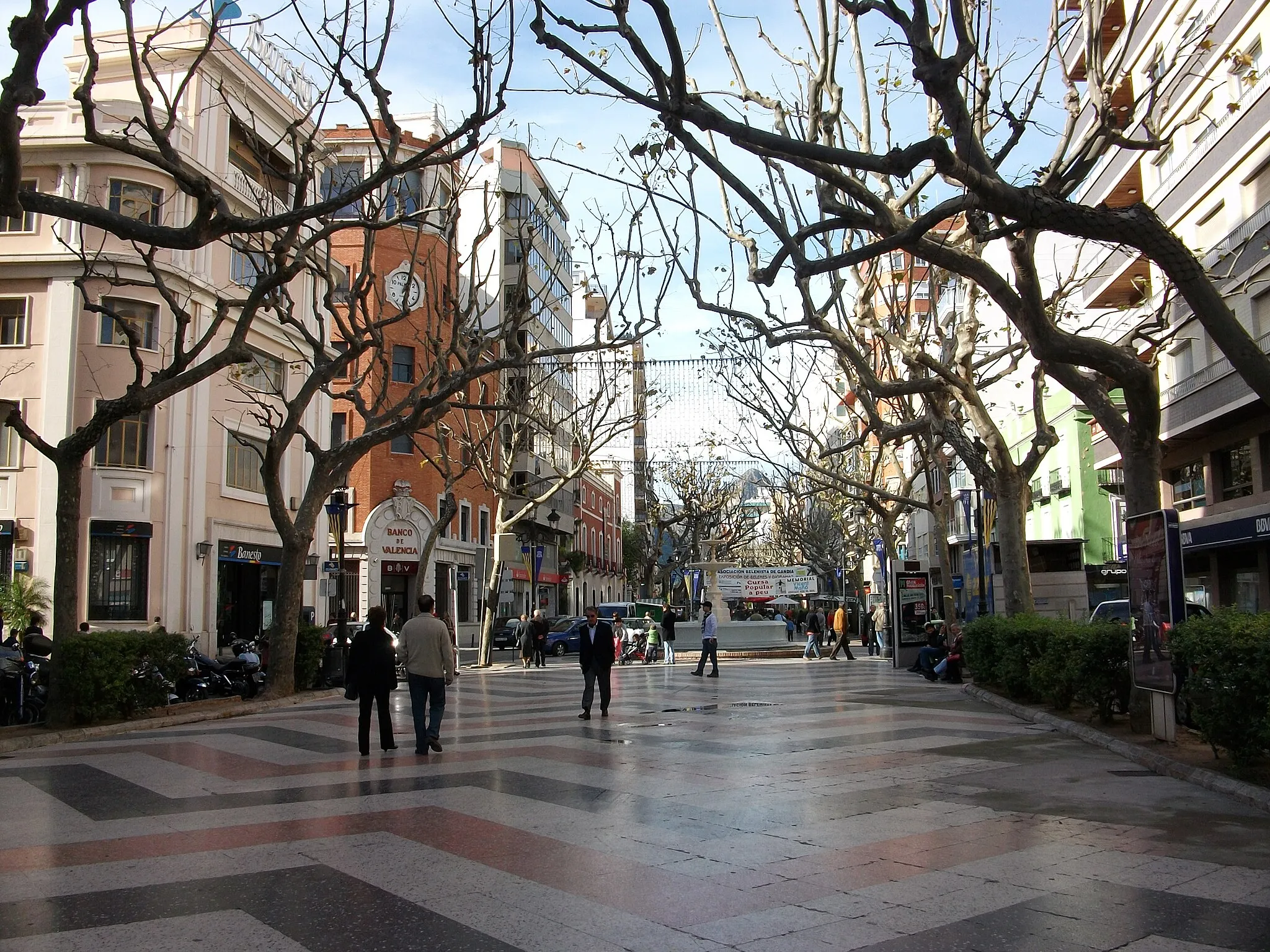 Photo showing: Passeig de les Germanies de Gandia.