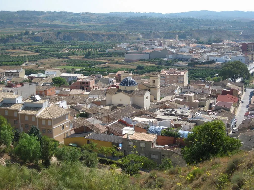 Photo showing: Imatge del poble des del turó