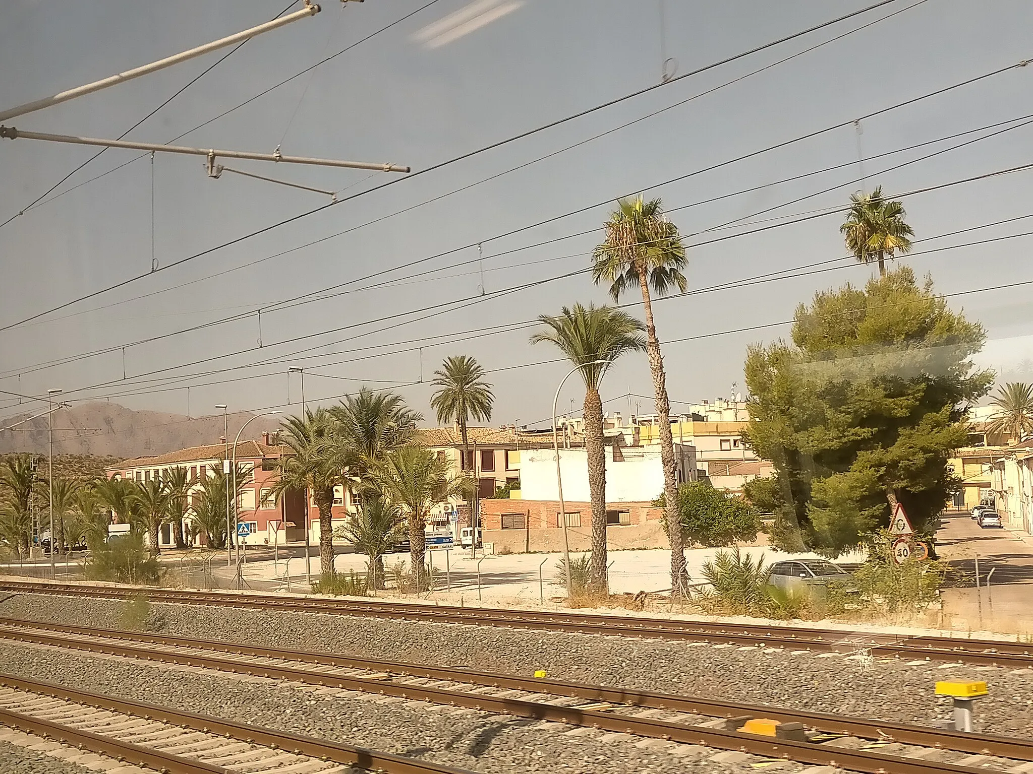 Photo showing: Viaje en tren Alicante-Murcia en julio de 2022.