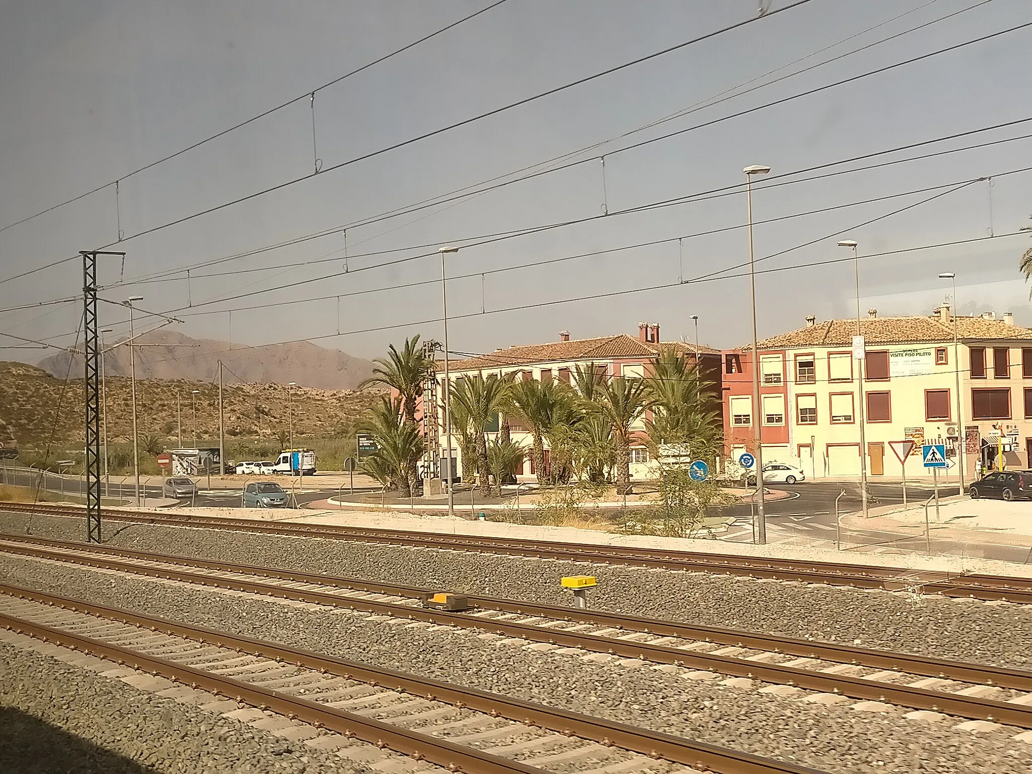 Photo showing: Viaje en tren Alicante-Murcia en julio de 2022.