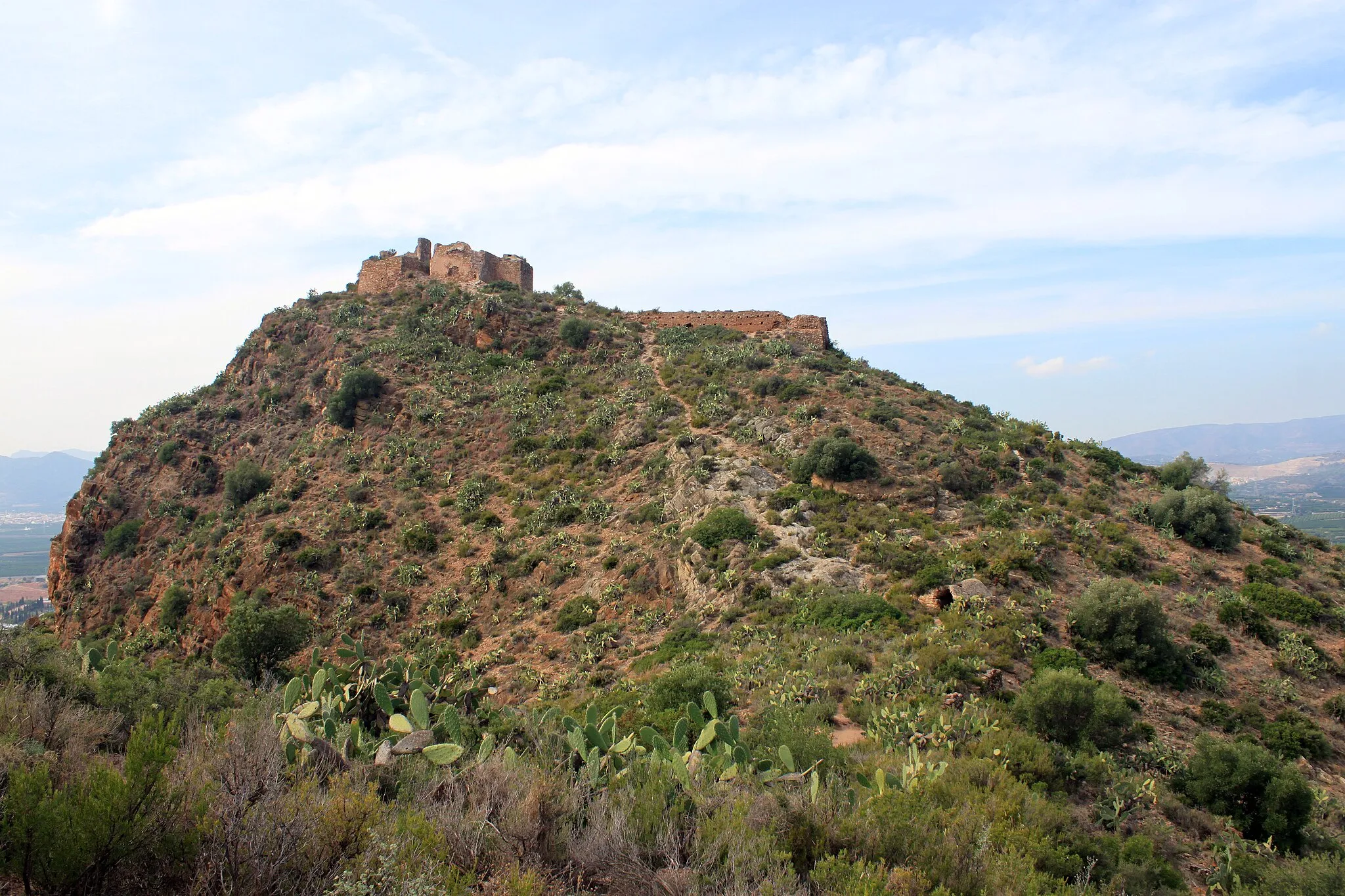 Photo showing: Castell d'Almenara vist des del nord