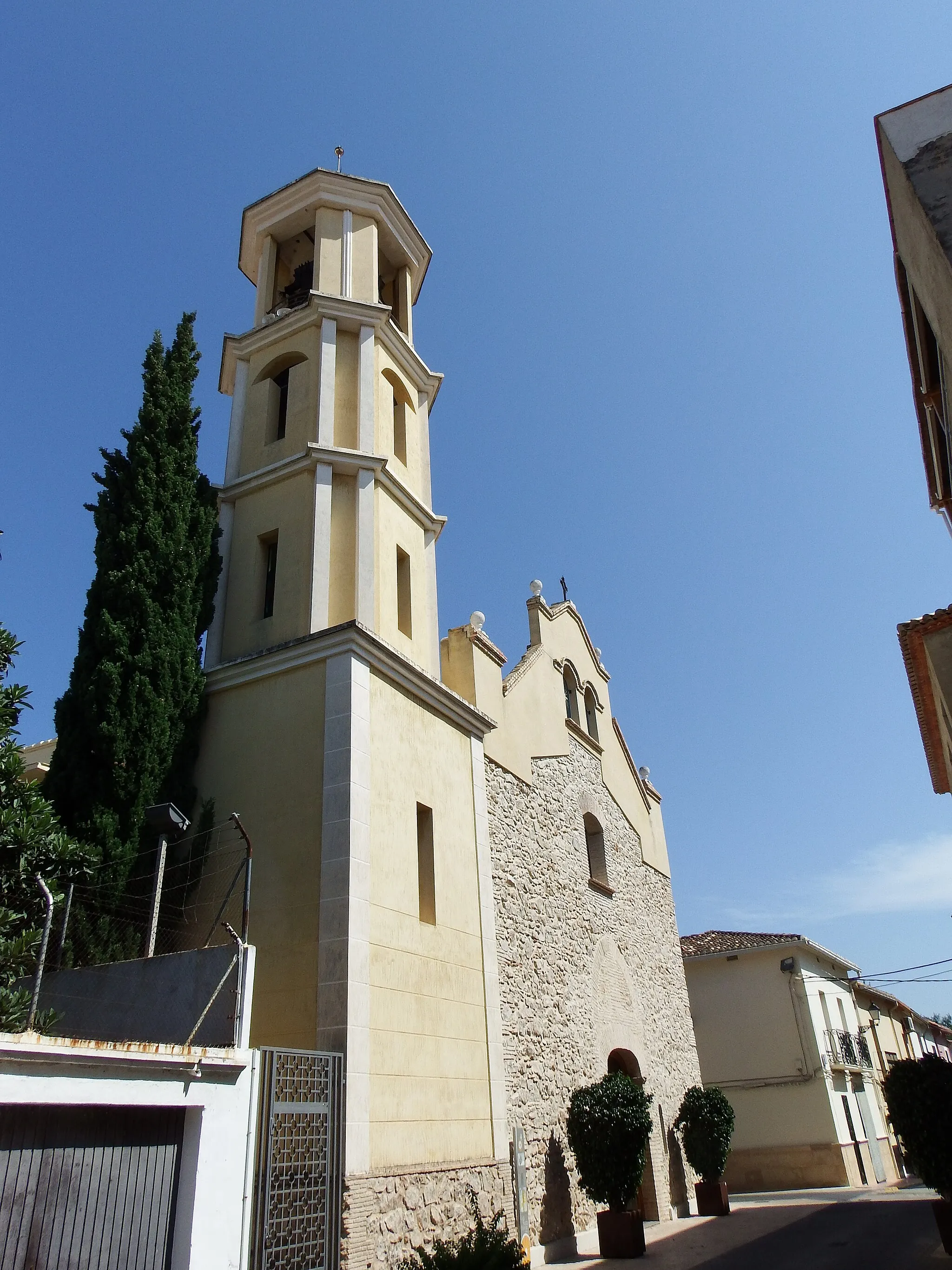 Photo showing: Campanario de la Iglesia parroquial de la Purísima Asunción de Palmera