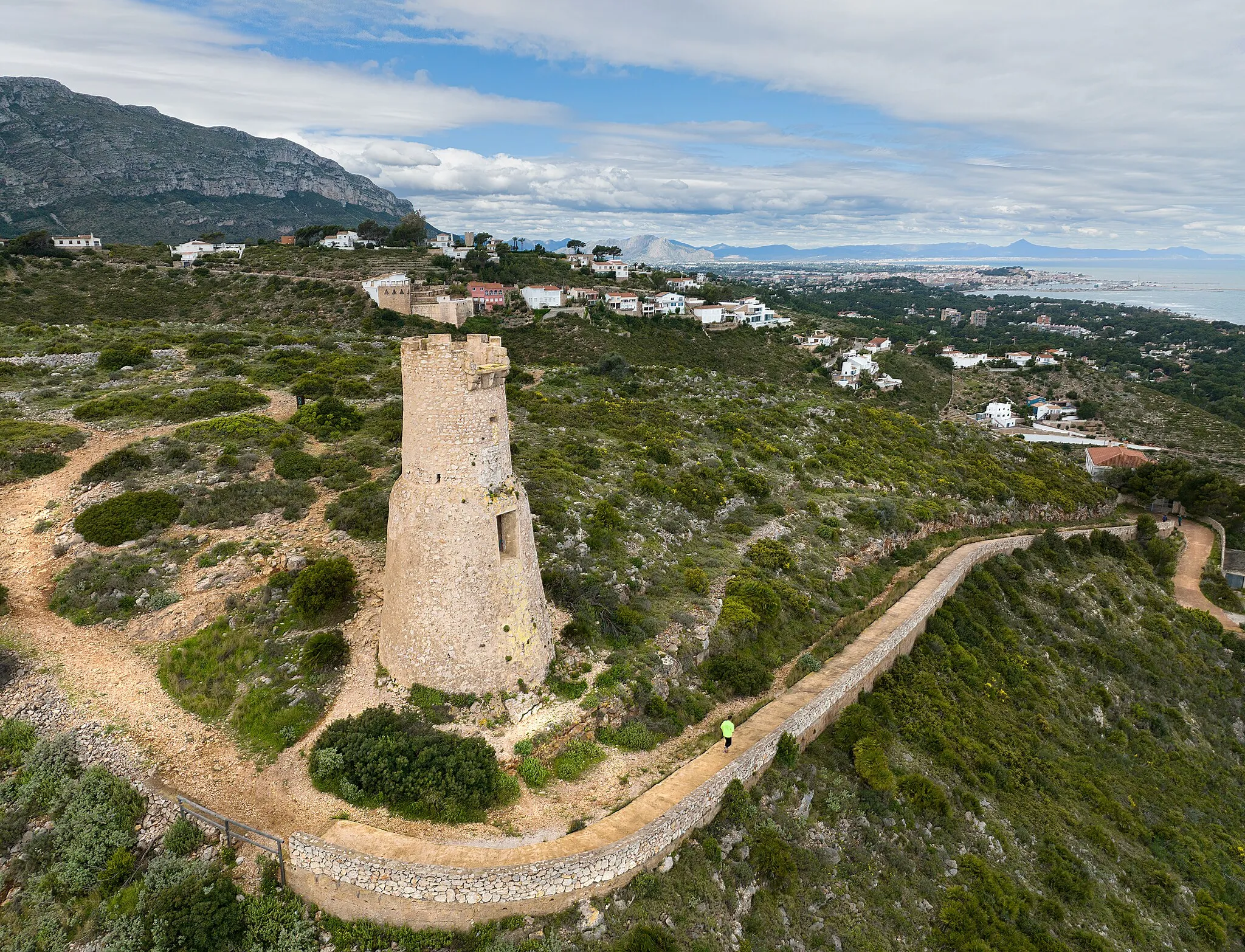 Photo showing: Der Torre del Gerro östlich von Dénia