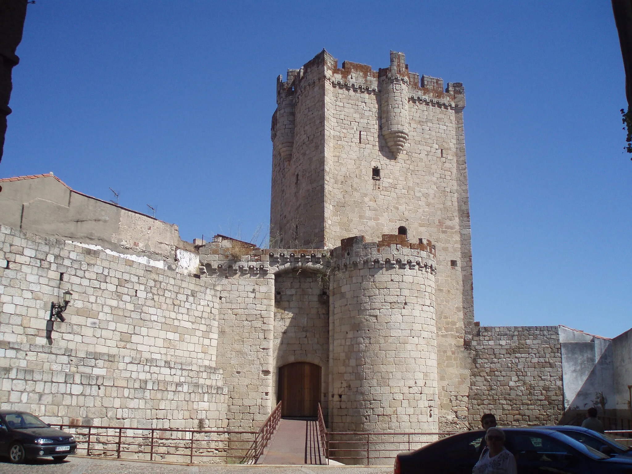 Photo showing: Castle of Coria, in the province of Caceres. (Spain).