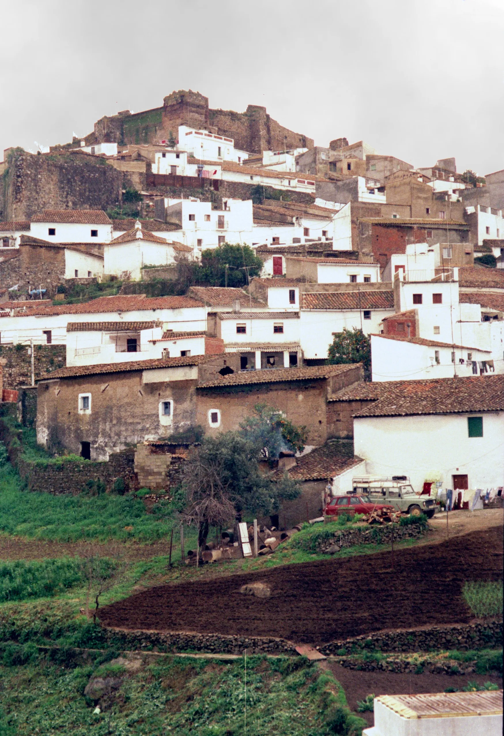 Photo showing: Aroche, view to the town