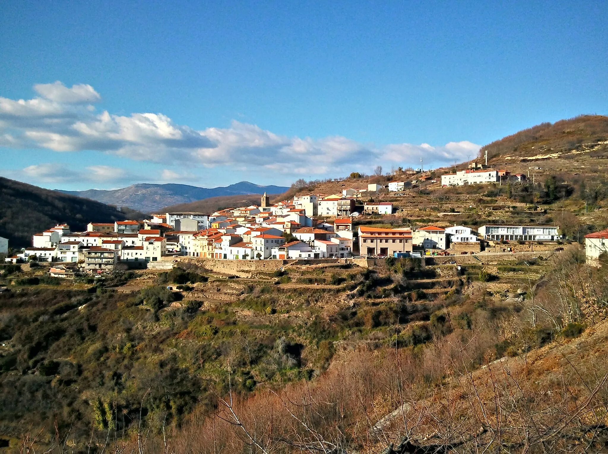 Photo showing: Foto de Barrado desde la Fuente de los Chaparejos en febrero de 2012