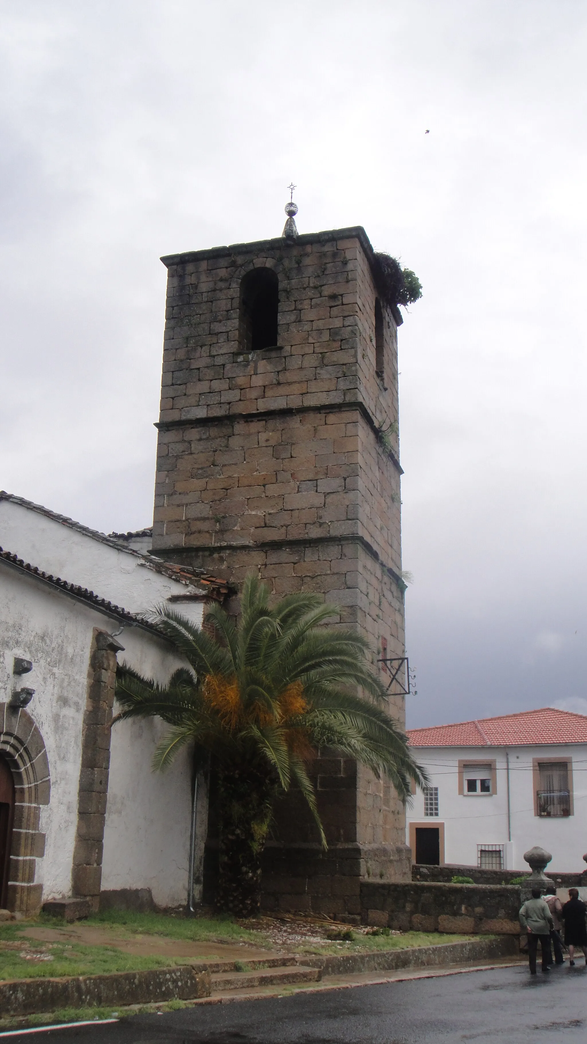 Photo showing: Campanario de la iglesia de Guijo de Galisteo (provincia de Cáceres, España)