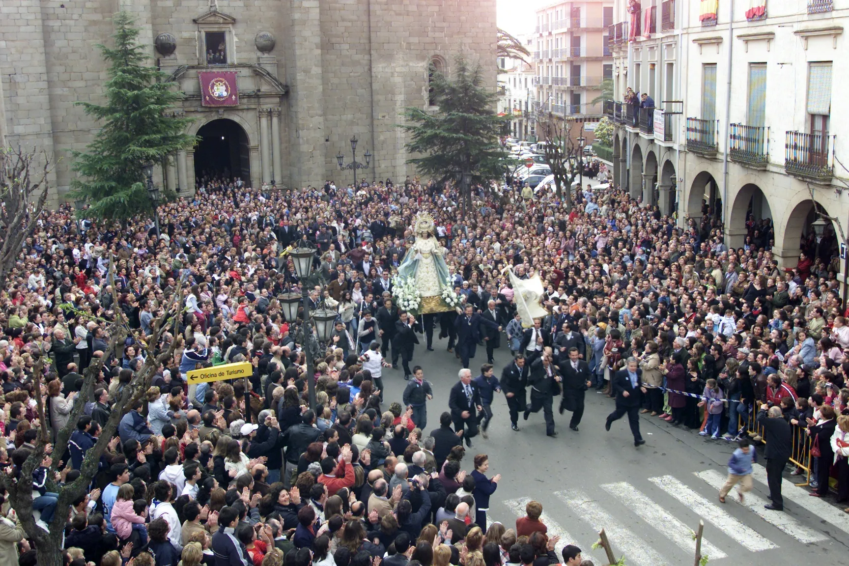 Photo showing: La carrerita ("the Little Run"), Villanueva de la Serena, from the balcony of the town hall.