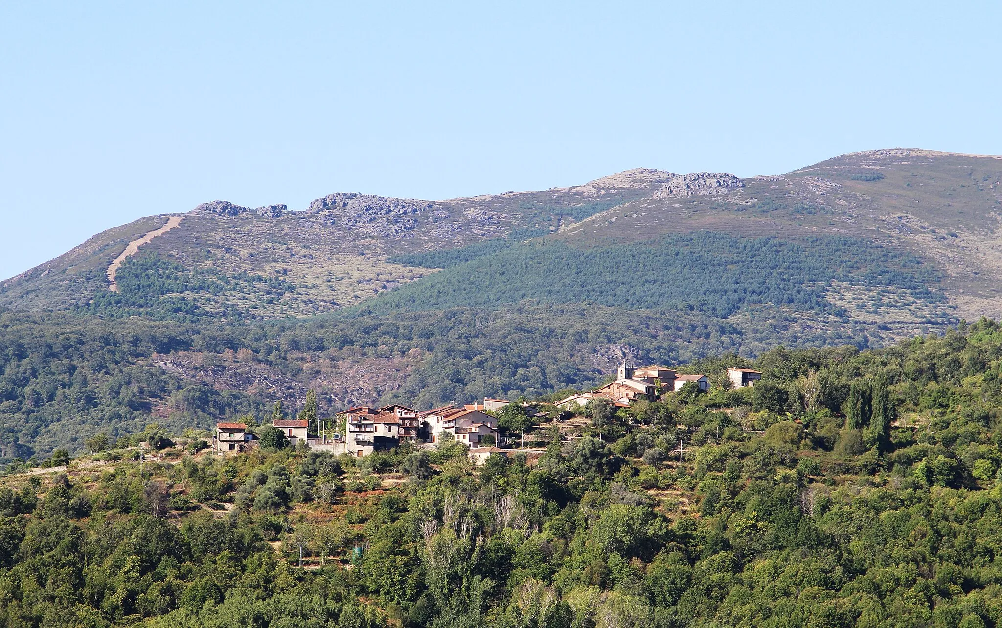Photo showing: Vue de Monforte de la Sierra