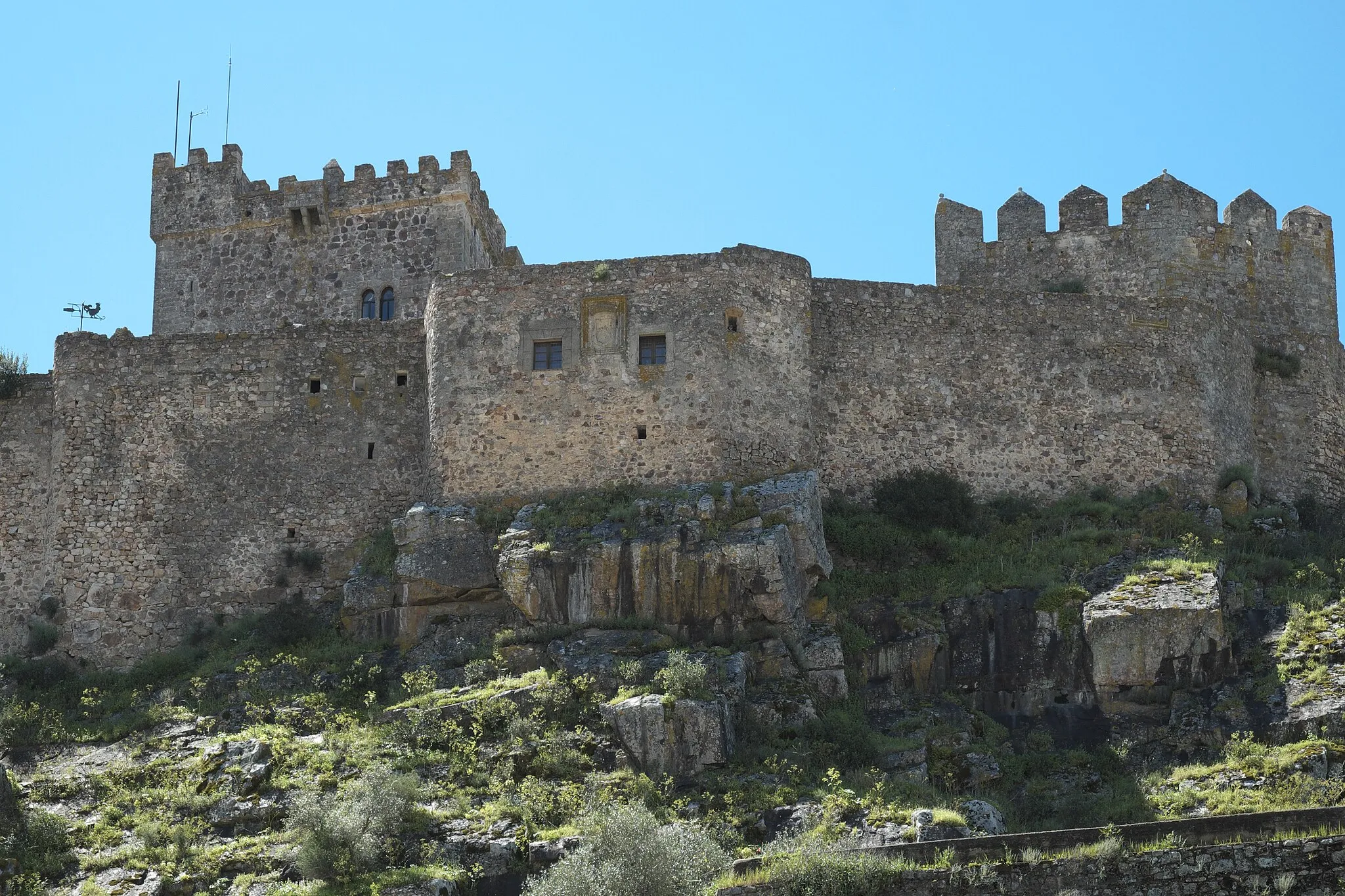 Photo showing: Castillo de Alburquerque in Alburquerque in der Provinz Badajoz Extremadura/Spanien)