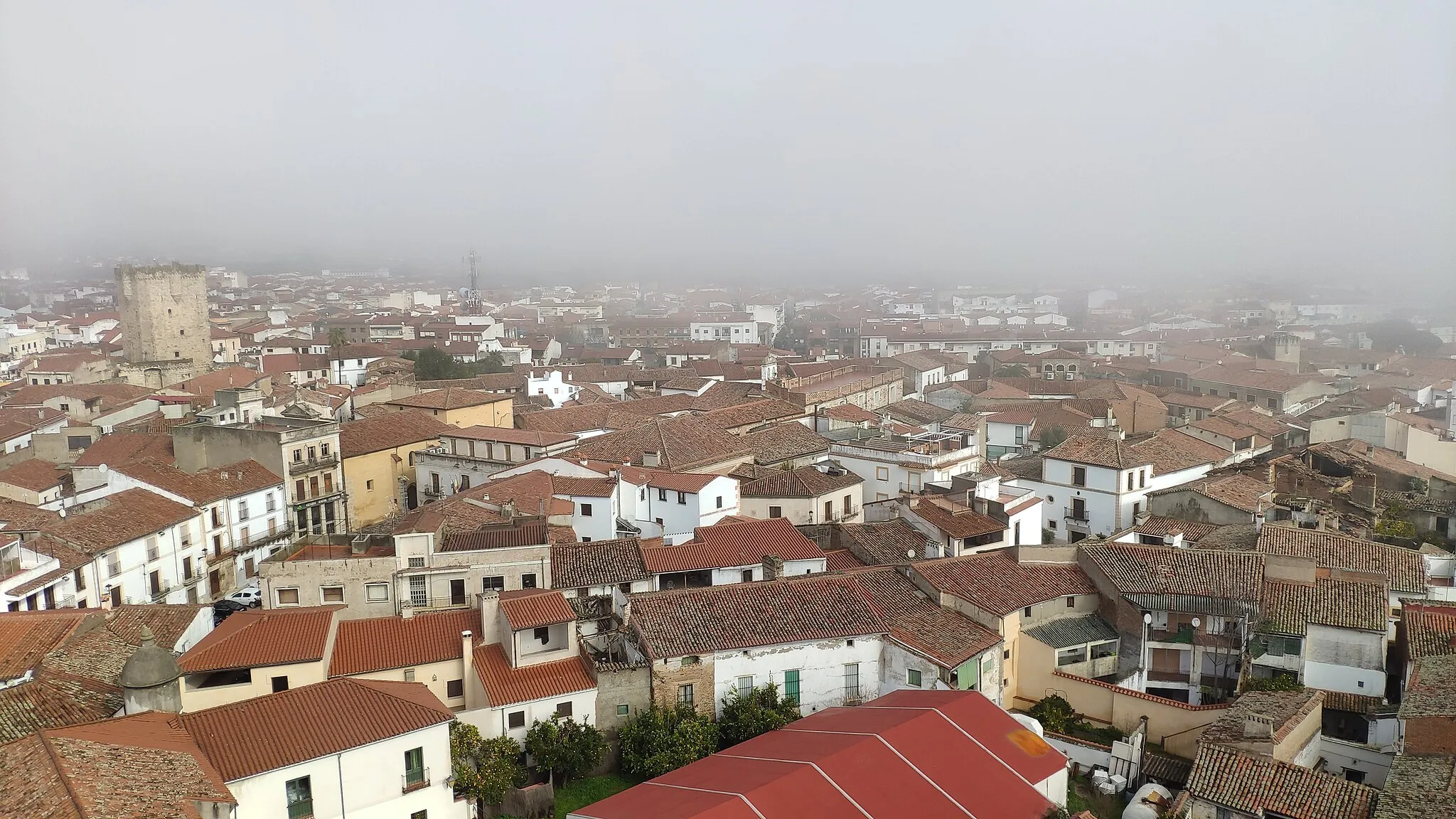 Photo showing: Coria desde el campanario de la catedral