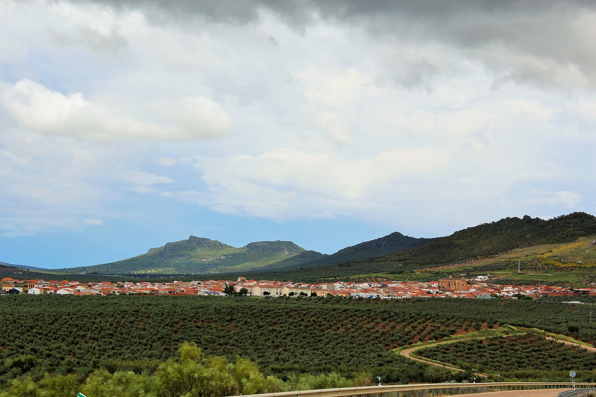 Photo showing: Oliva de Mérida-Vista panorámica