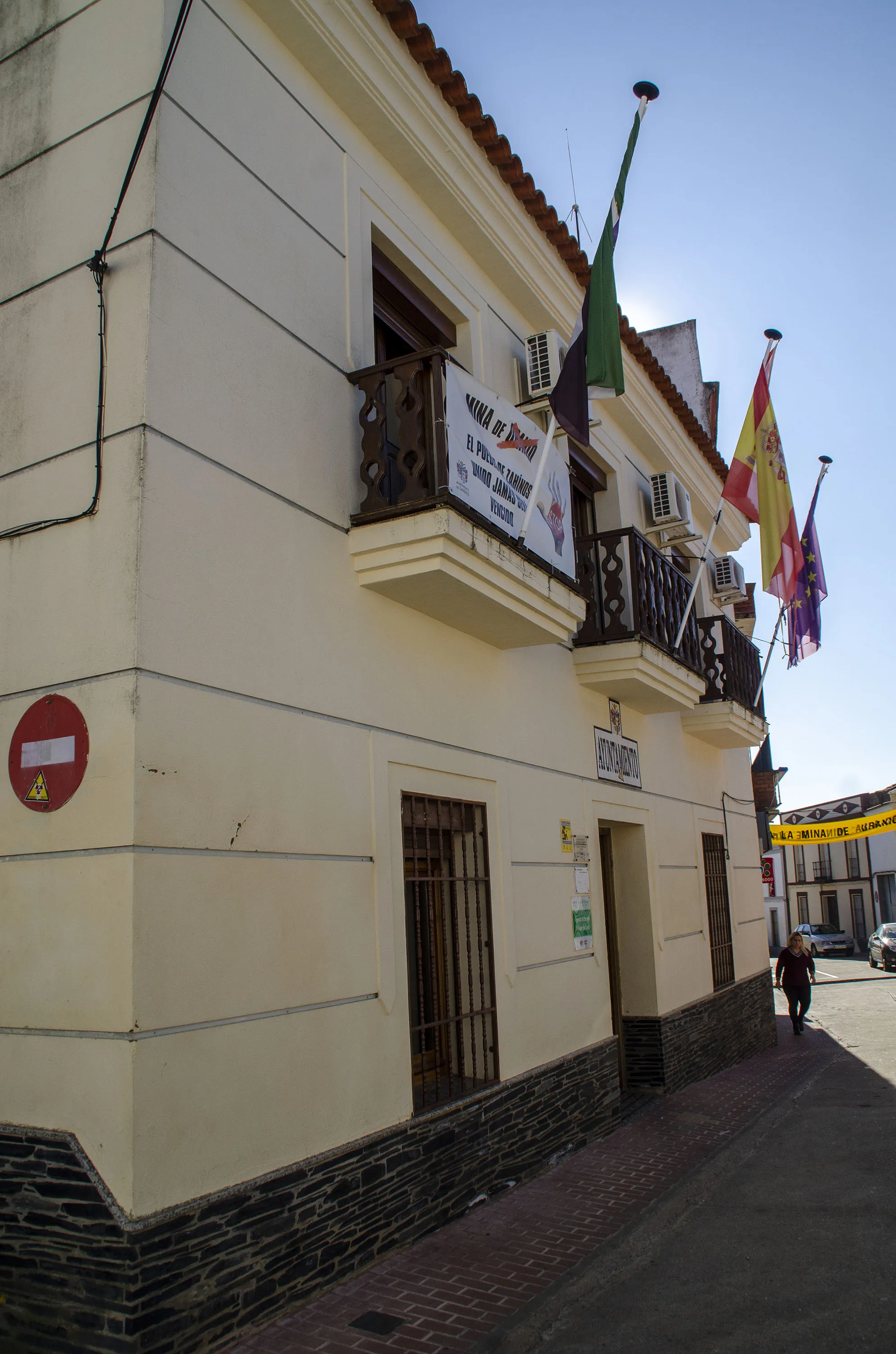Photo showing: Zahínos - Ayuntamiento