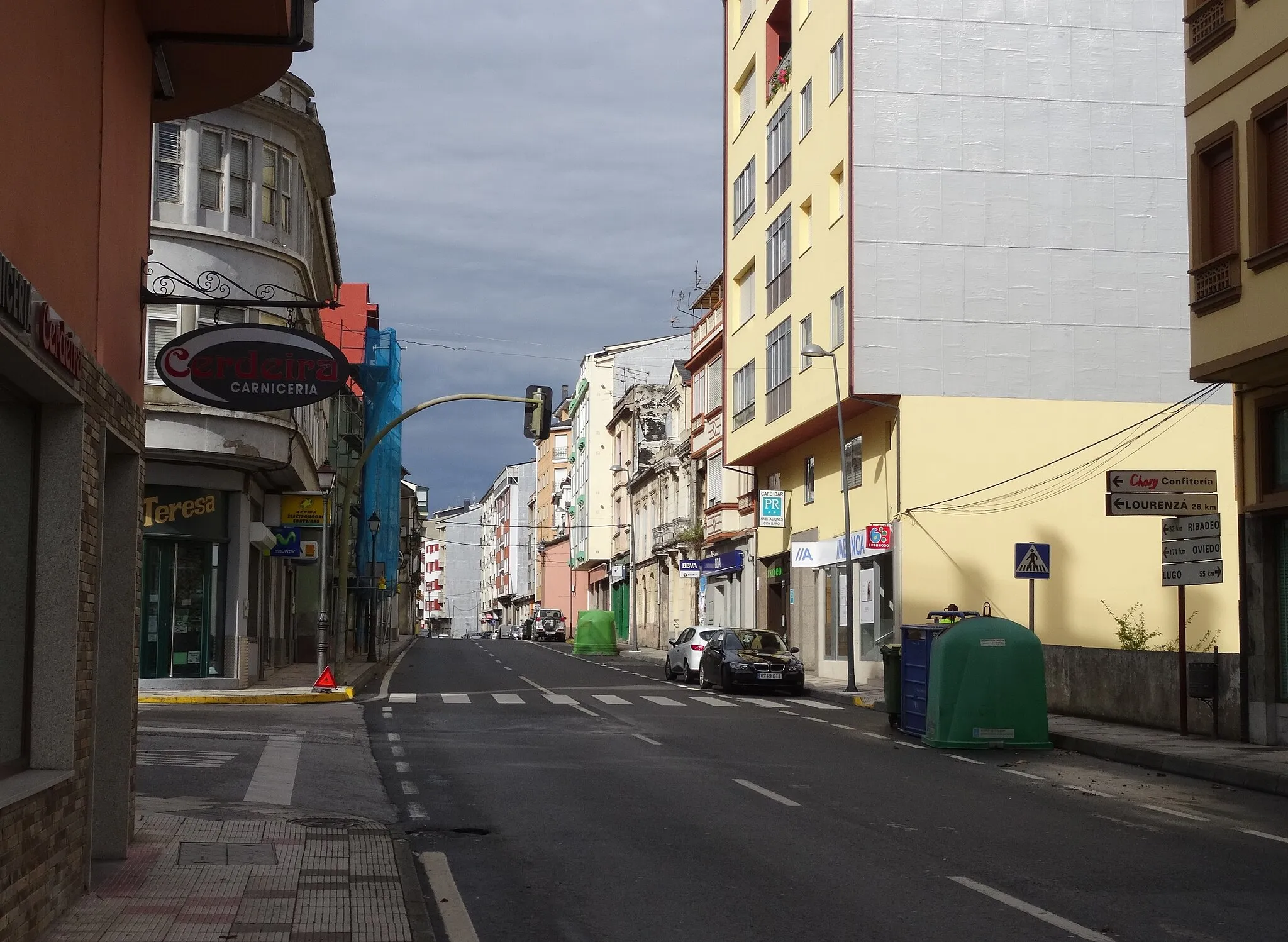 Photo showing: Av. Generalísimo, A Pontenova, Lugo.