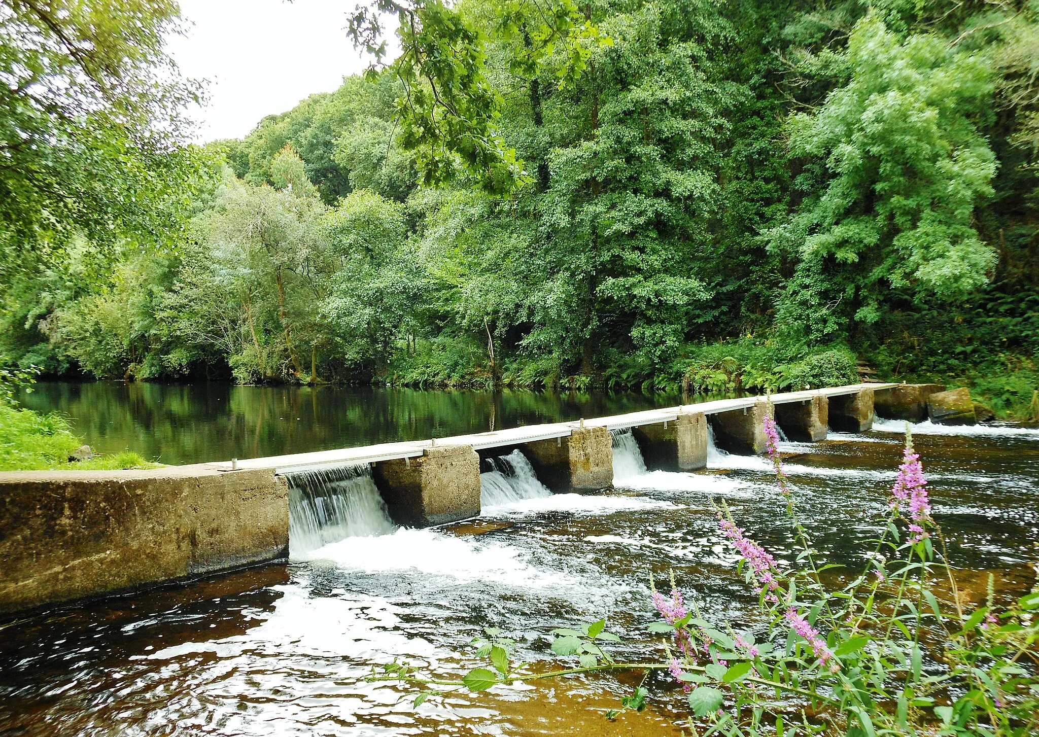 Photo showing: Puente entre Lardeiros (O Pino) y Aiazo (Frades) en Galicia.