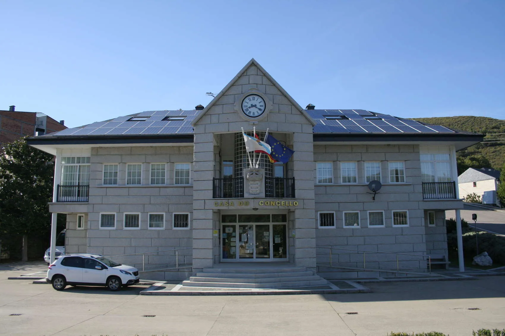 Photo showing: Town Hall in Vilariño de Conso (Spain)