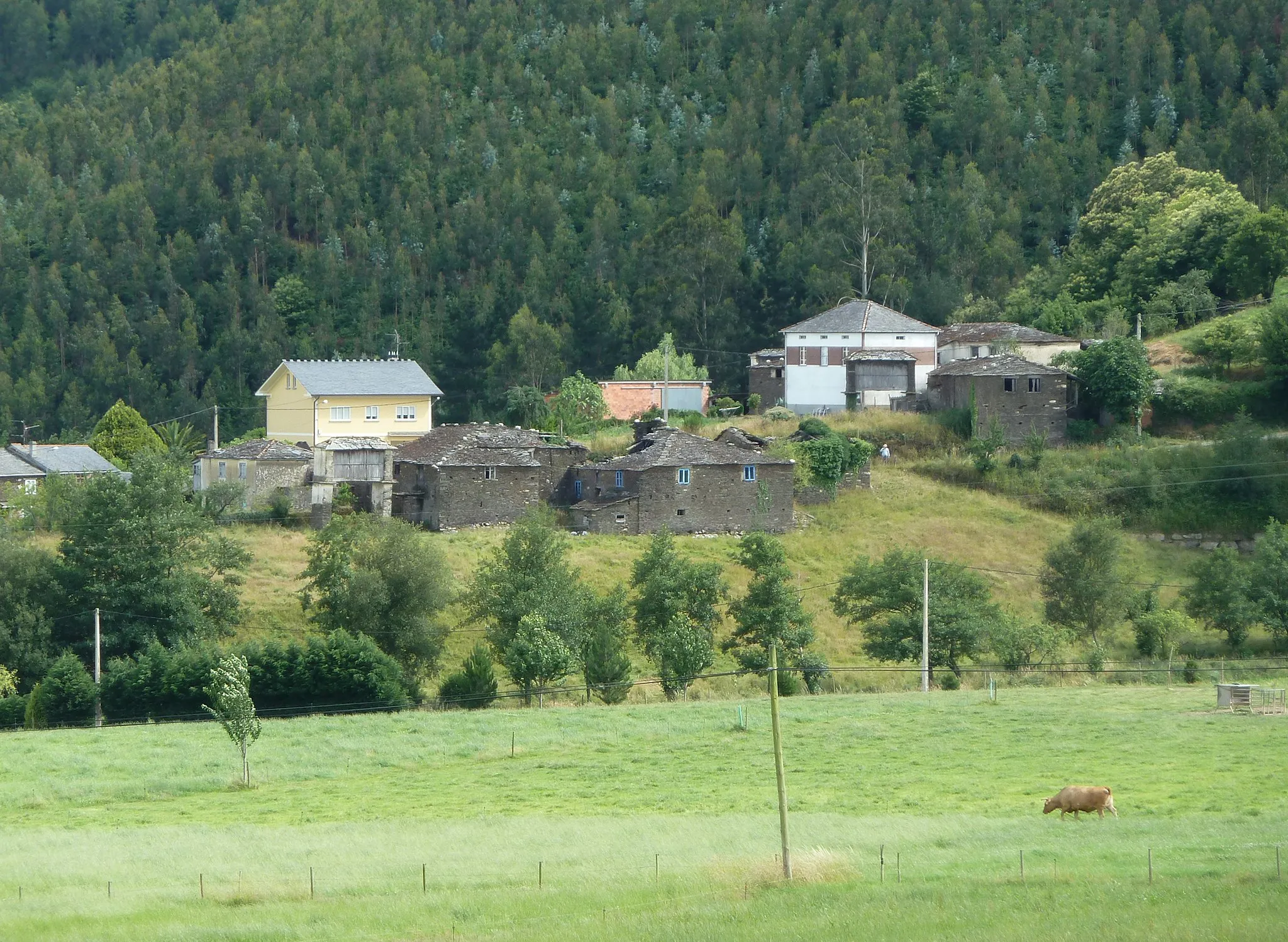 Photo showing: Landscape at Trabada municipality, Lugo (Spain).