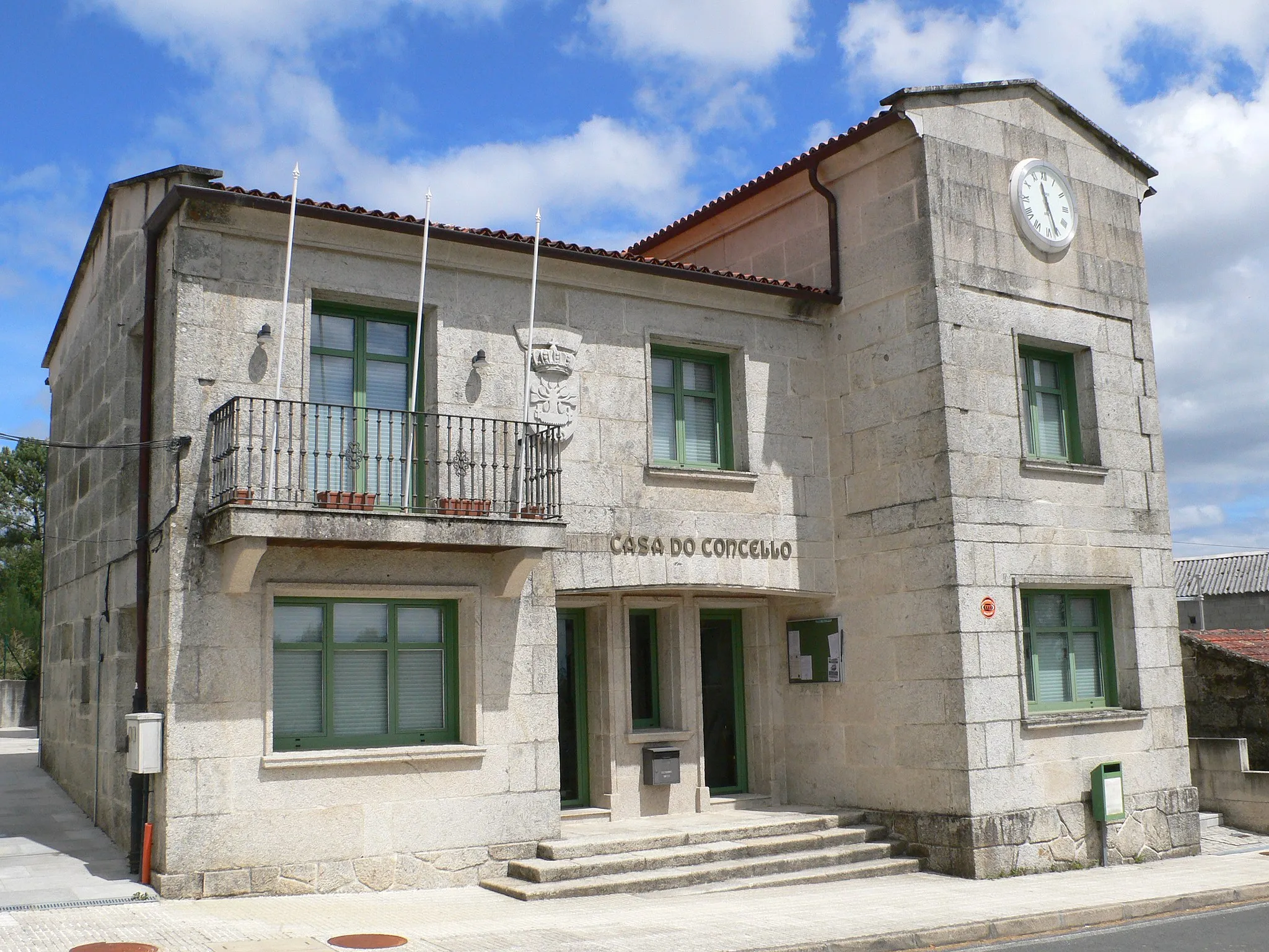 Photo showing: Casa do concello de Piñor.