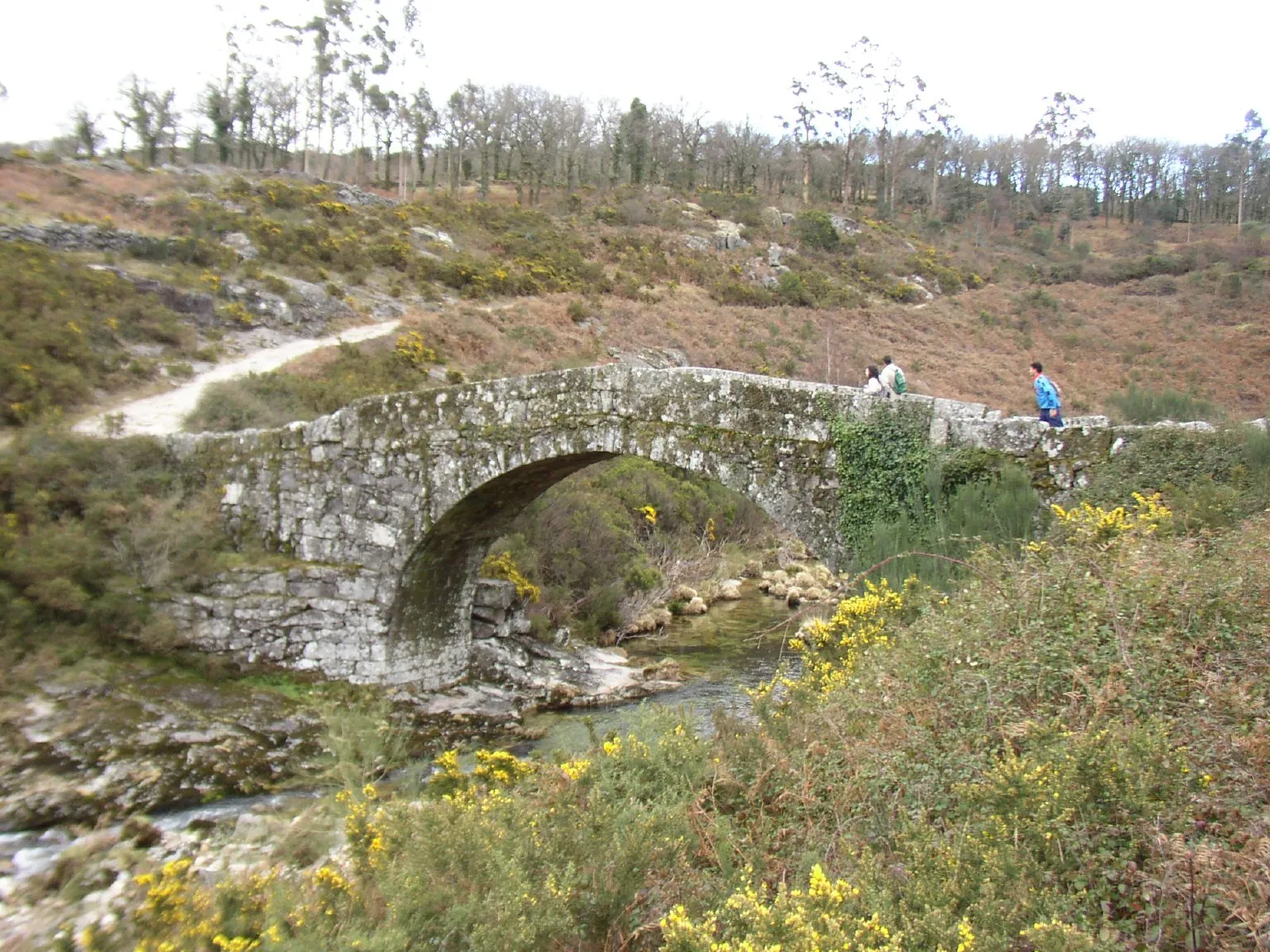 Photo showing: Ponte romana de Liñares - A Lama - Pontevedra Embalse de Eiras