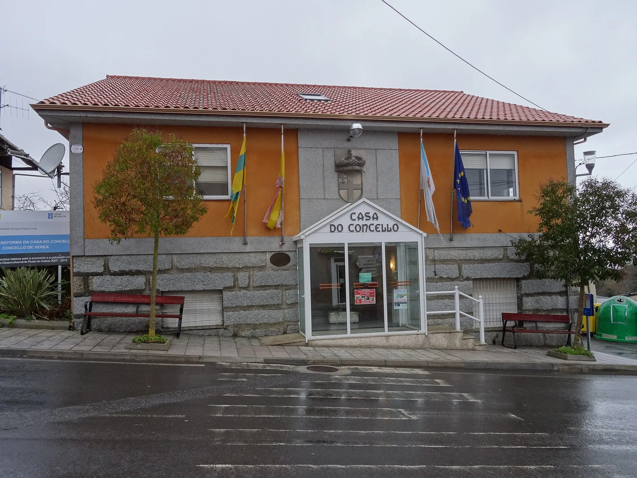 Photo showing: Casa do concello de Verea, Ourense.