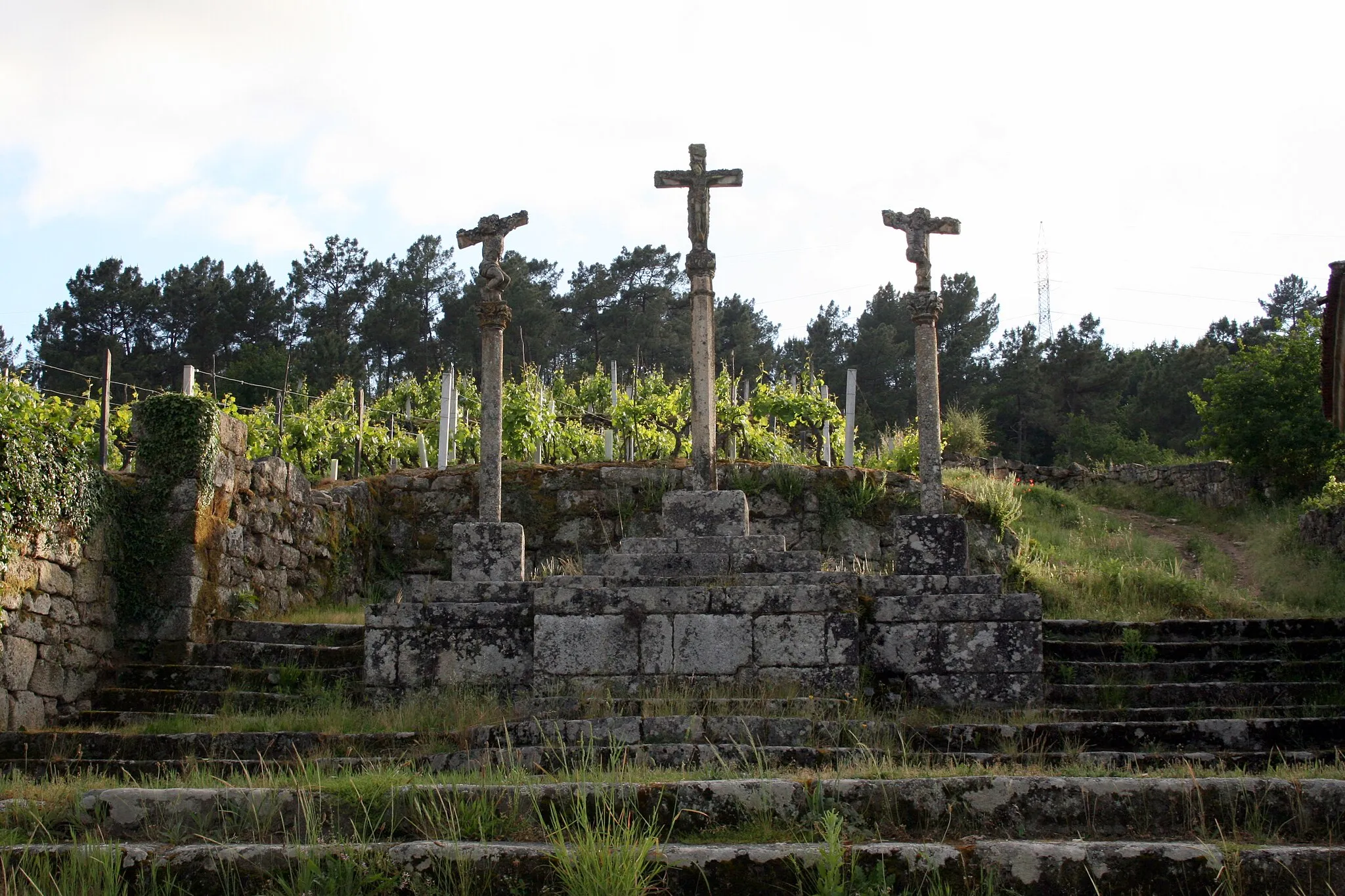 Photo showing: Calvario en Beade Ourense