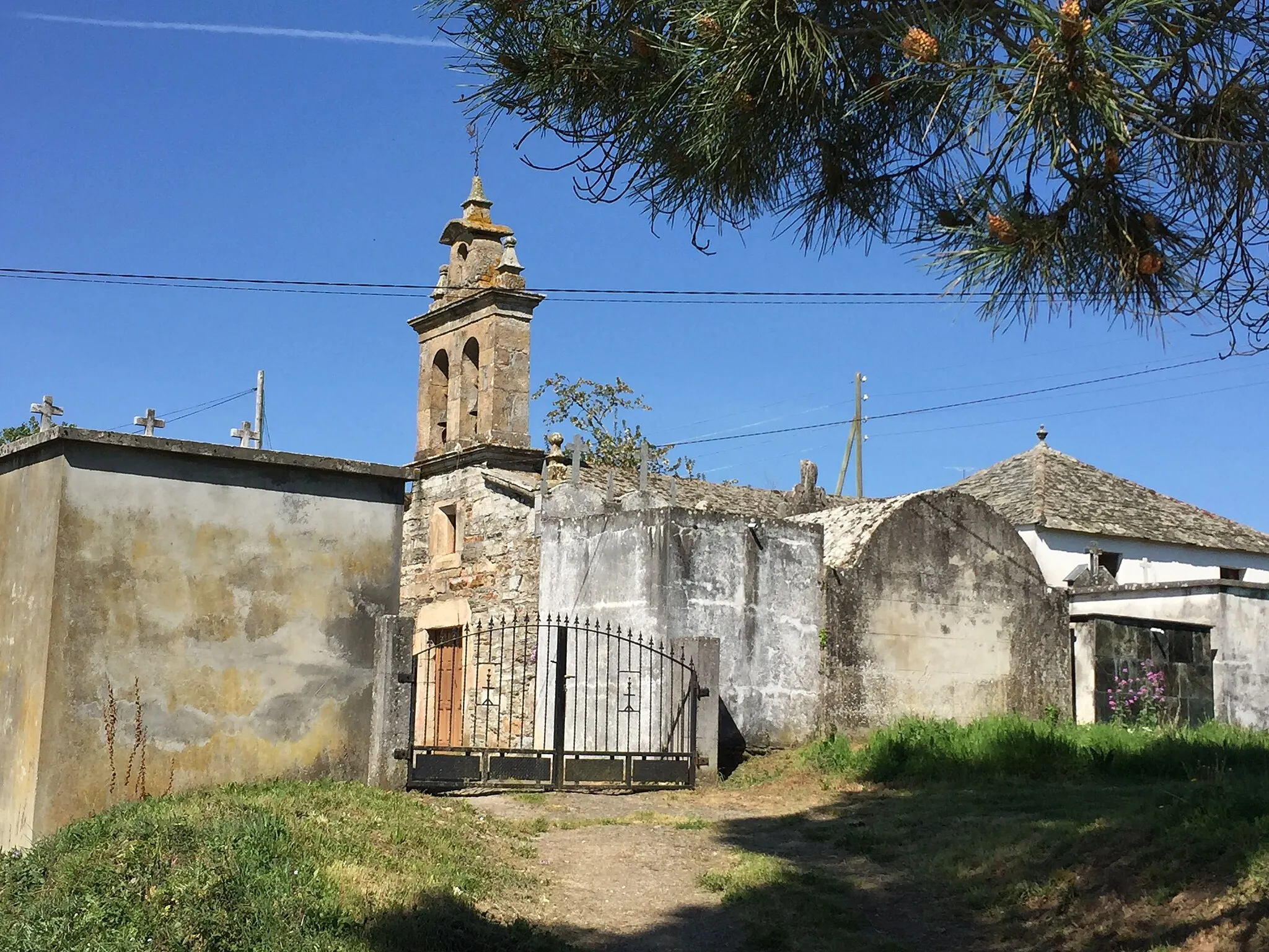 Photo showing: San Antón Church, in Pacios de Veiga (A Pobra do Brollón, Lugo, Galicia, Spain).