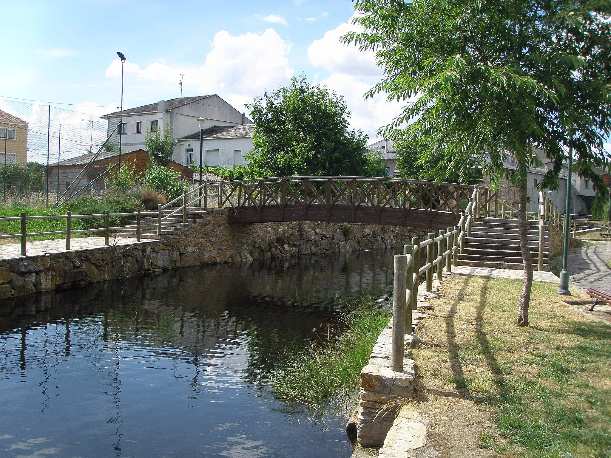 Photo showing: The River Saa in A Pobra do Brollón (Lugo)