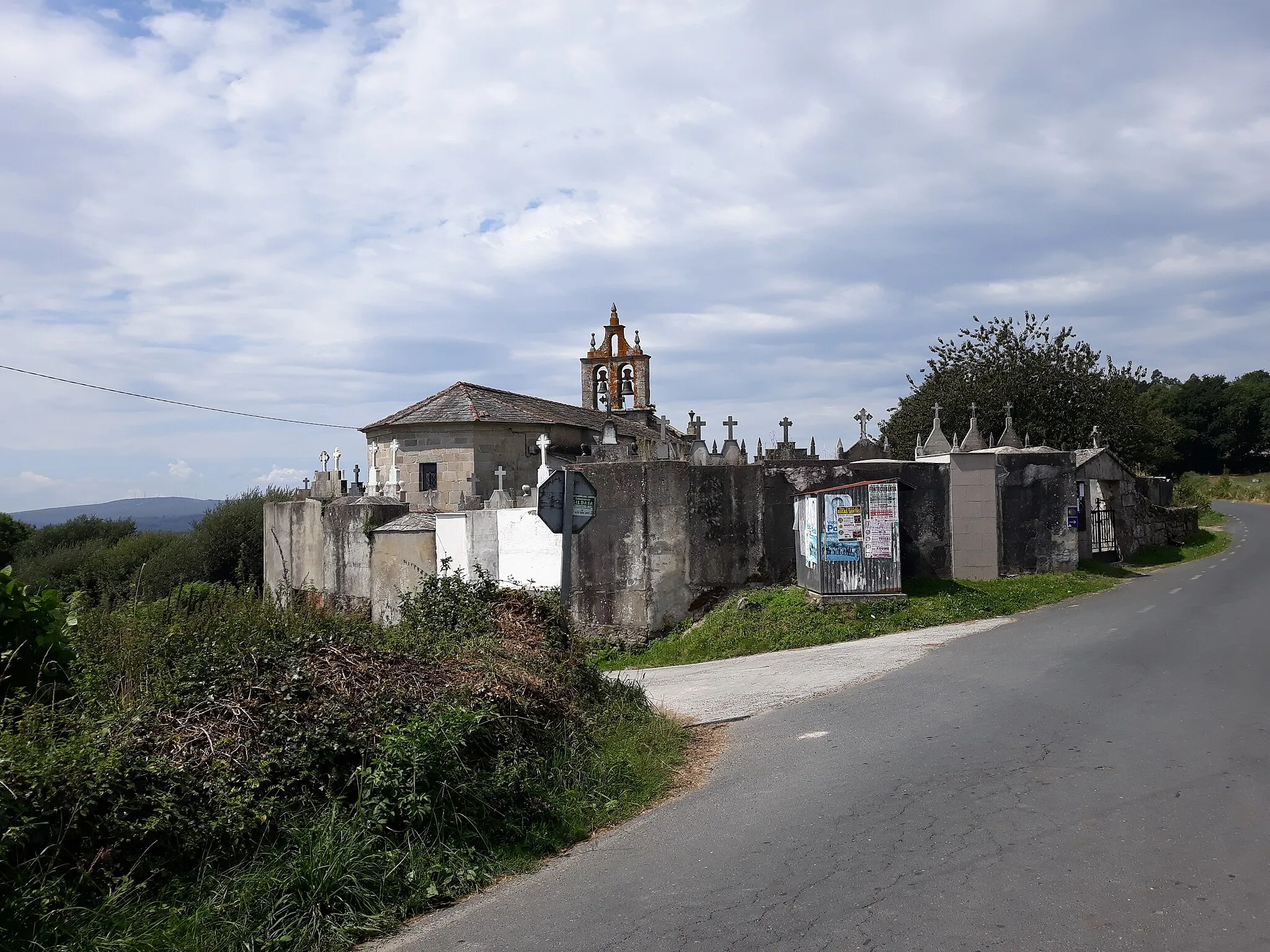 Photo showing: St. George's Church. San Xurxo de Aguas Santas, on the Primitive Way of Saint James in Palas de Rei, Lugo province, Galicia, Spain.